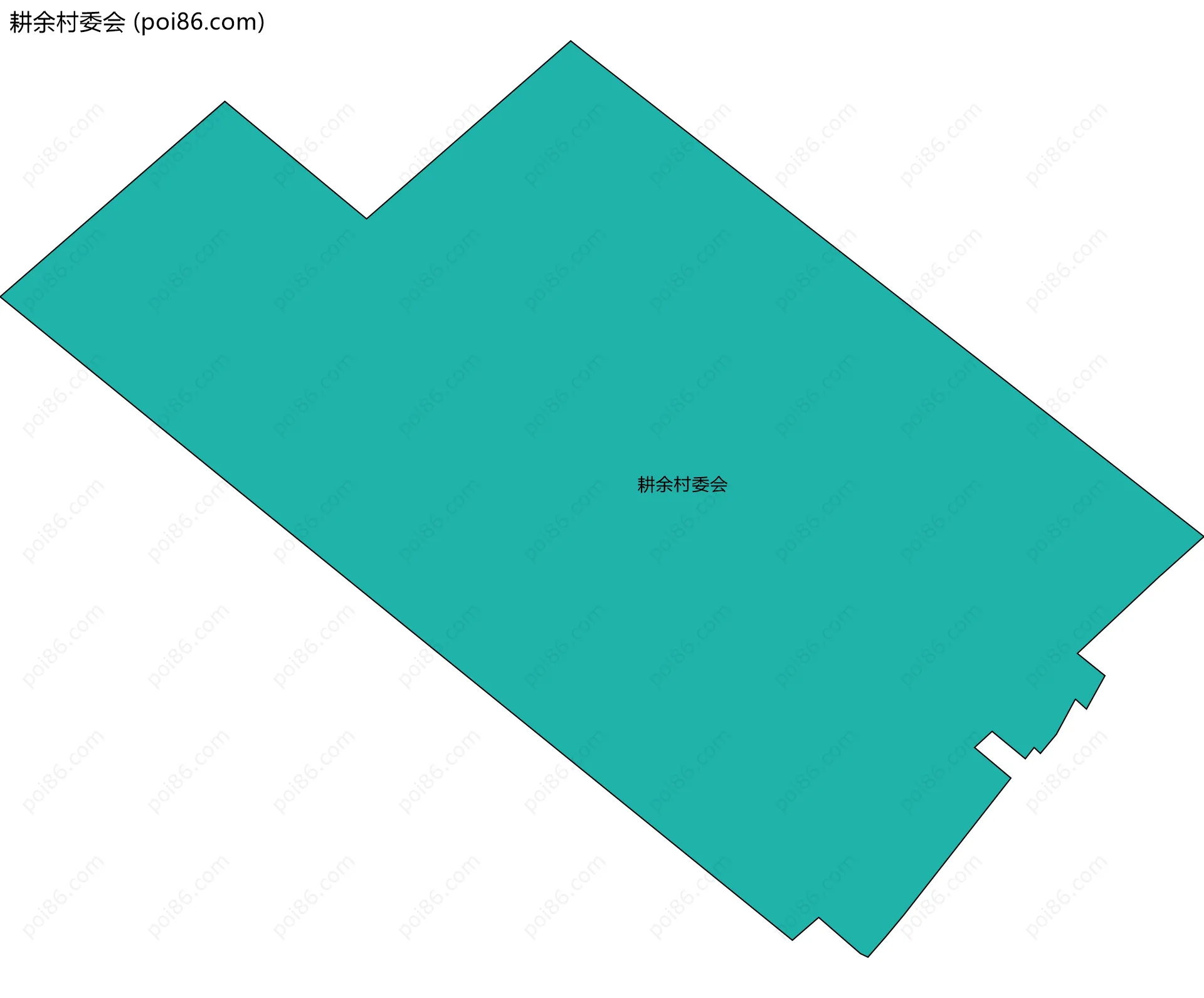 耕余村委会边界地图