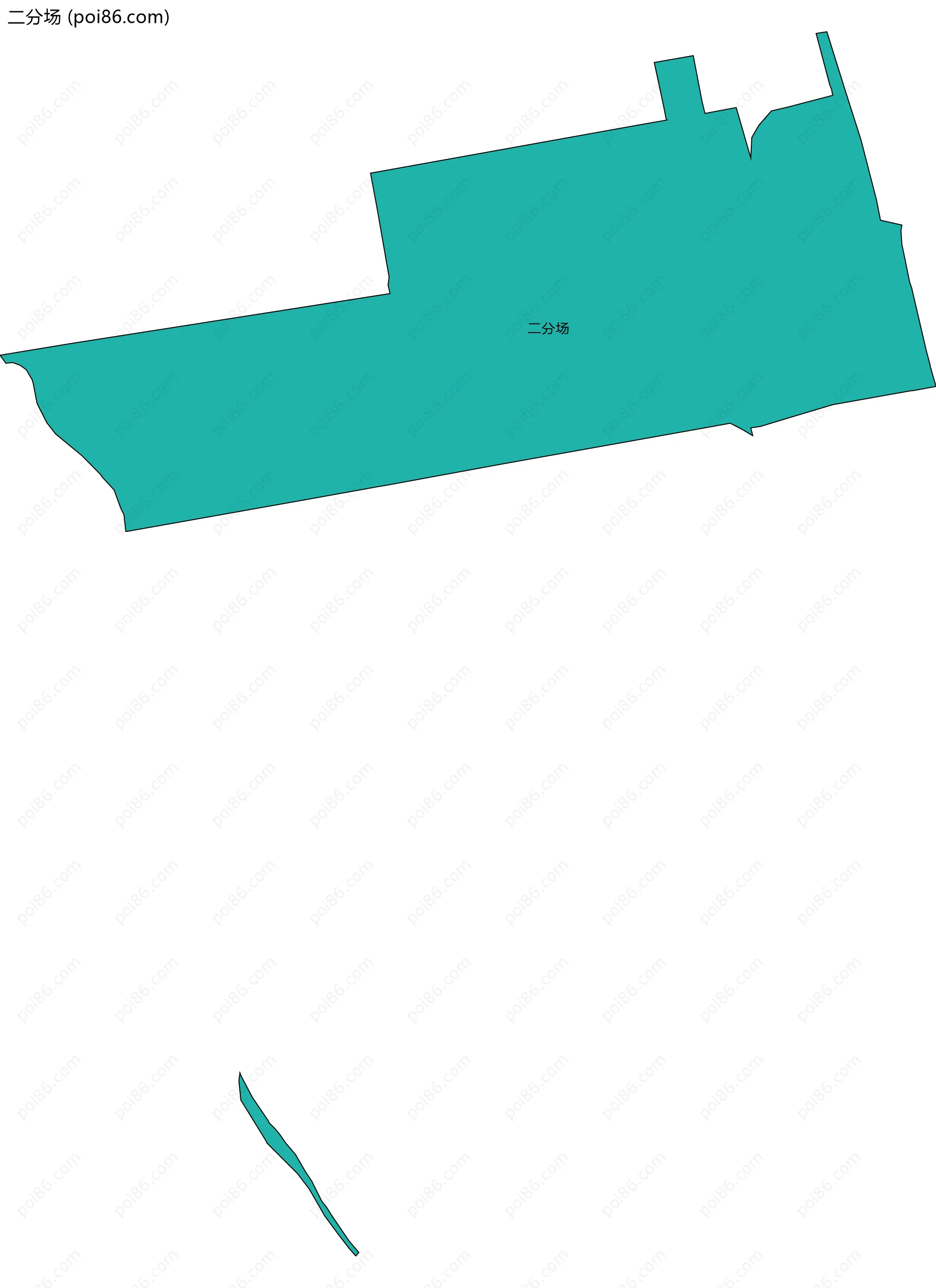 二分场边界地图