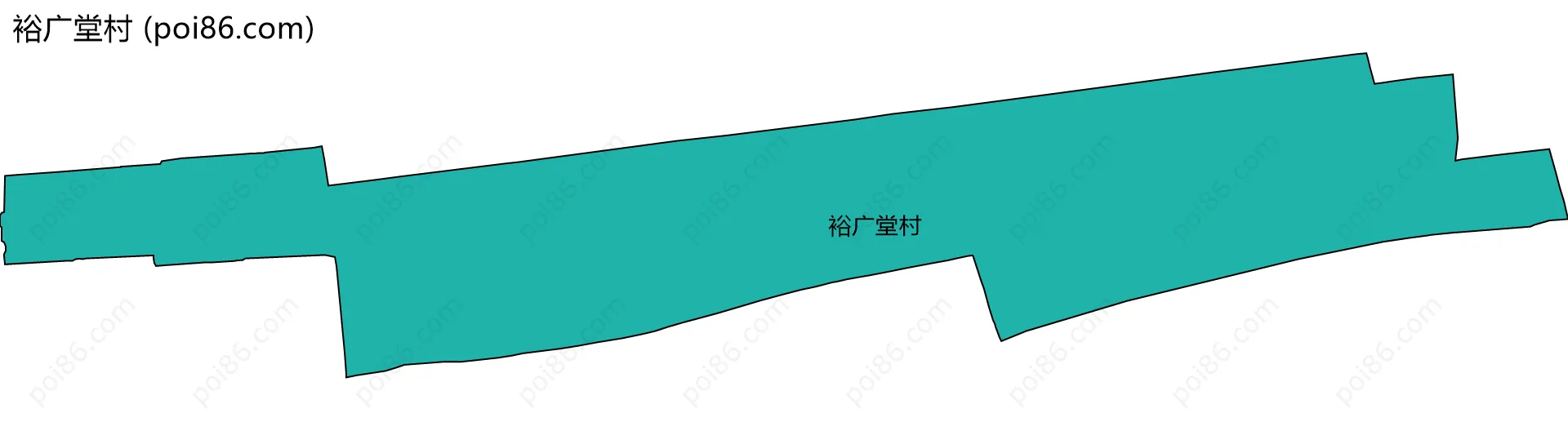 裕广堂村边界地图