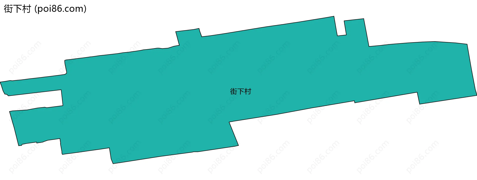 街下村边界地图