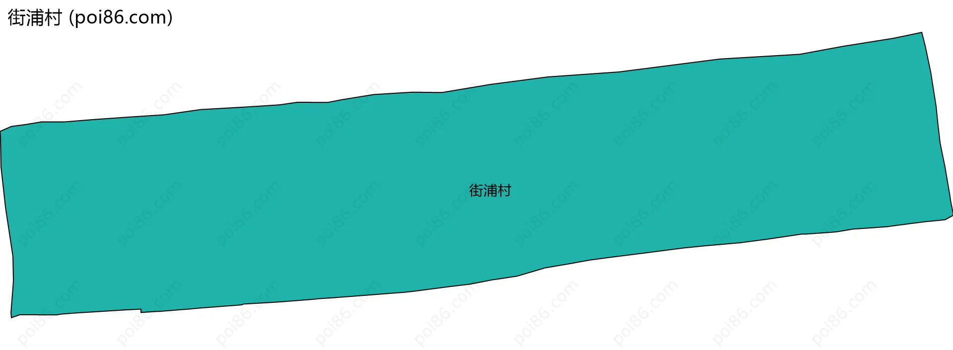 街浦村边界地图