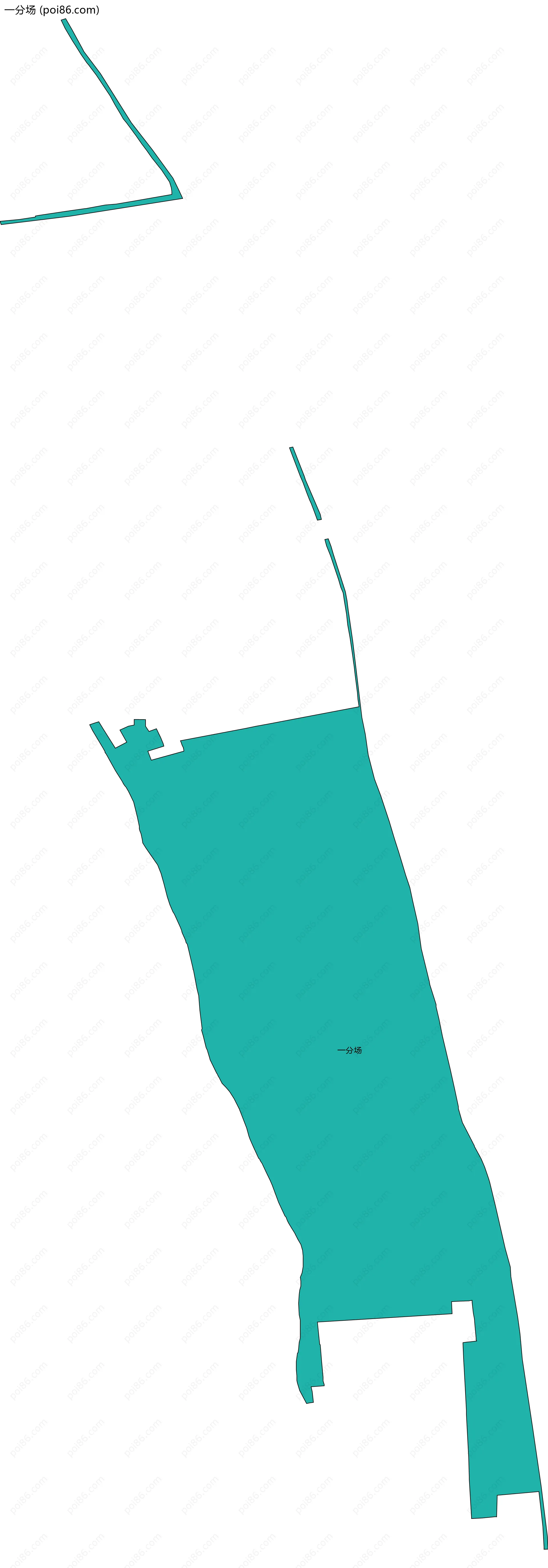 一分场边界地图