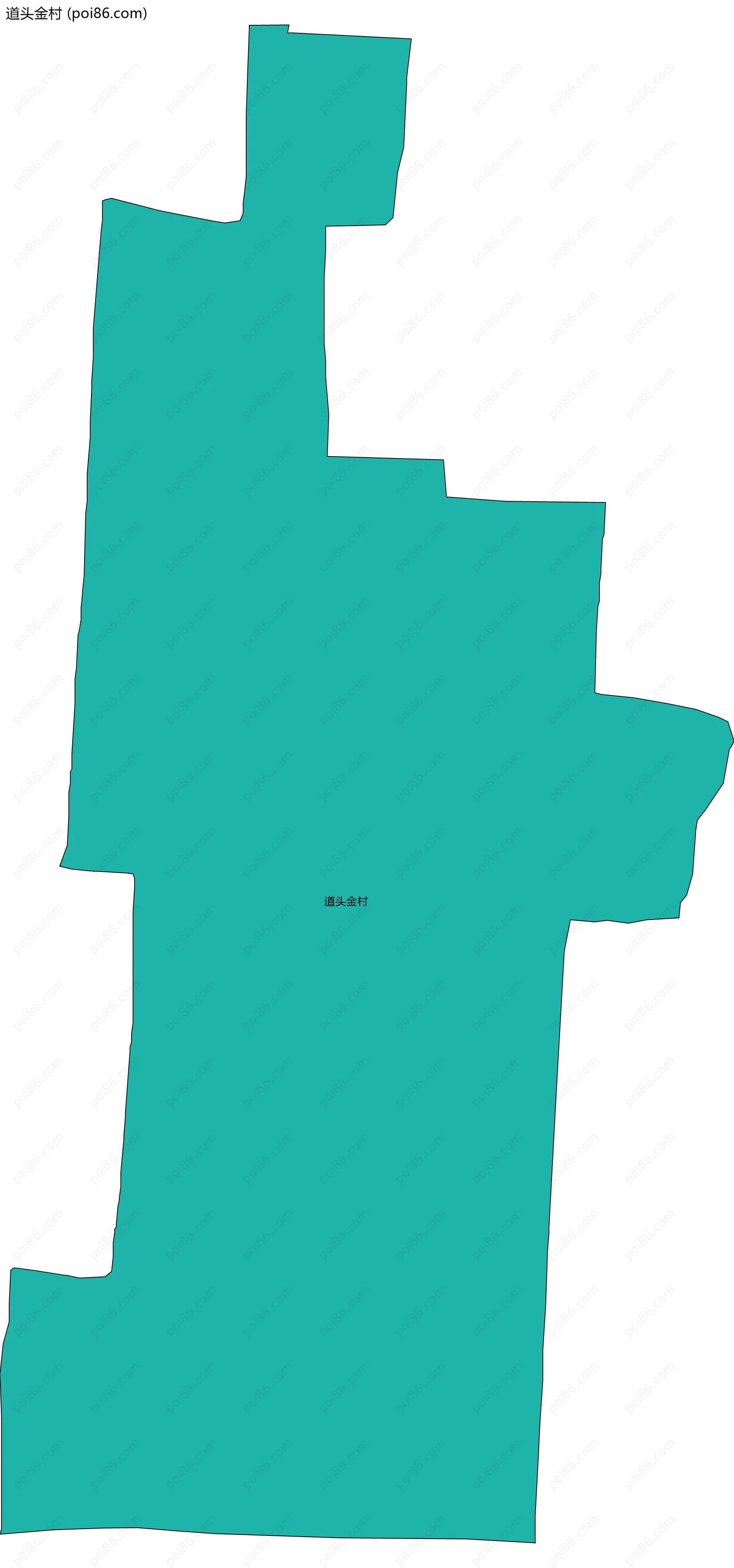 道头金村边界地图