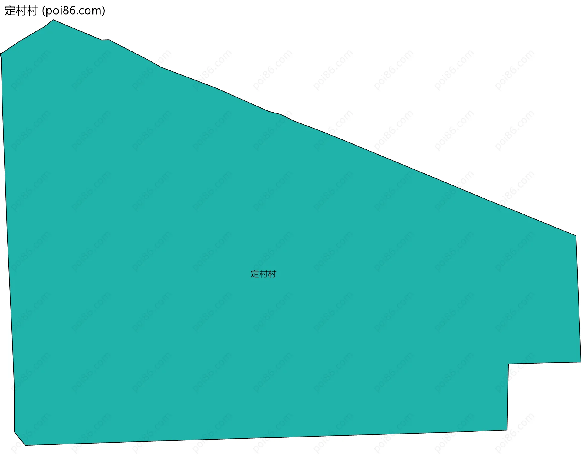 定村村边界地图