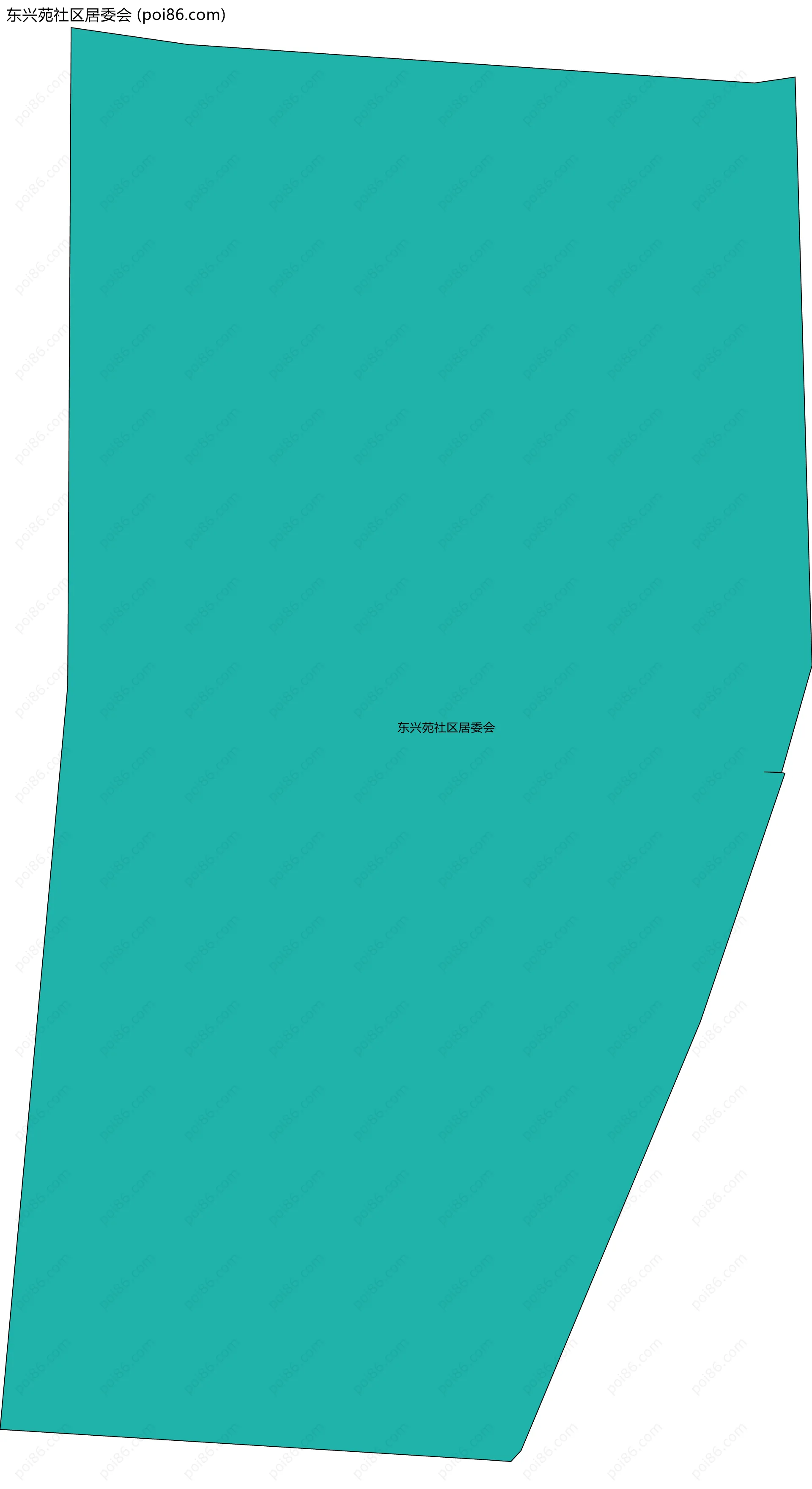 东兴苑社区居委会边界地图