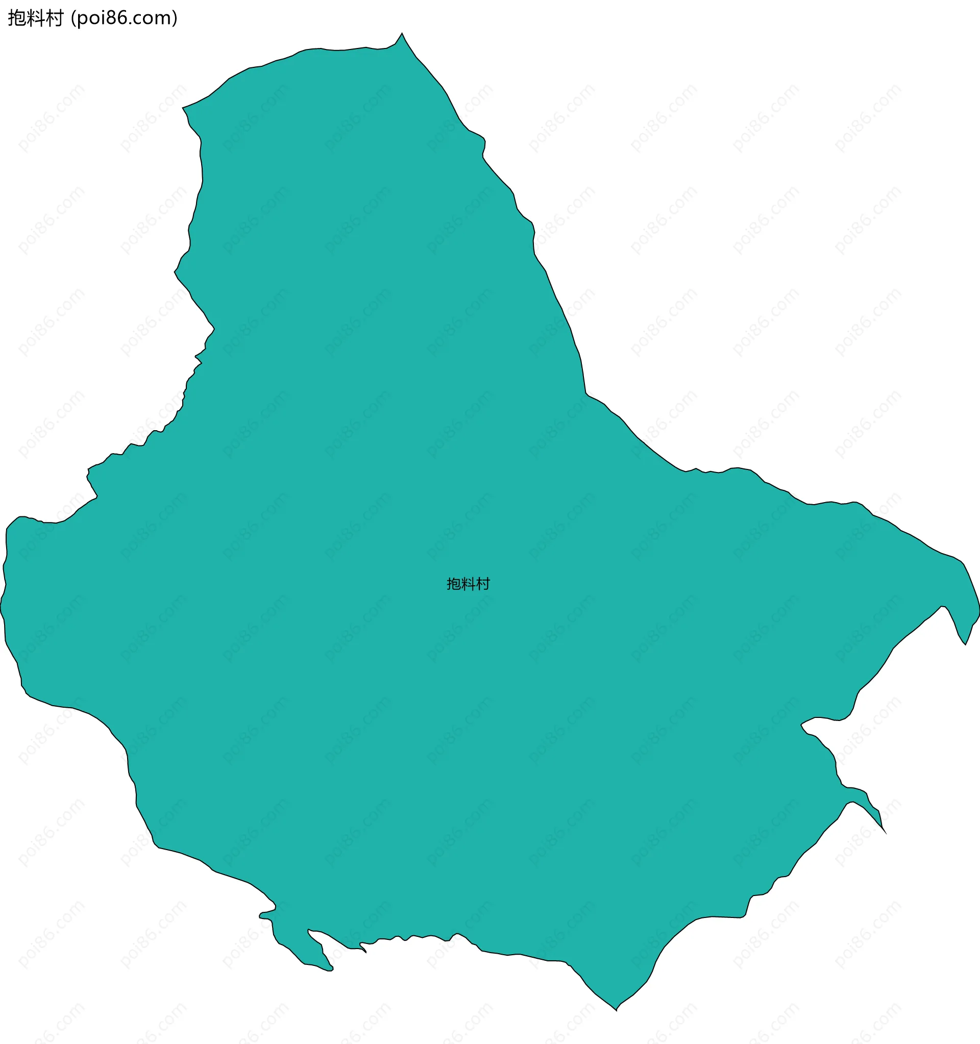 抱料村边界地图