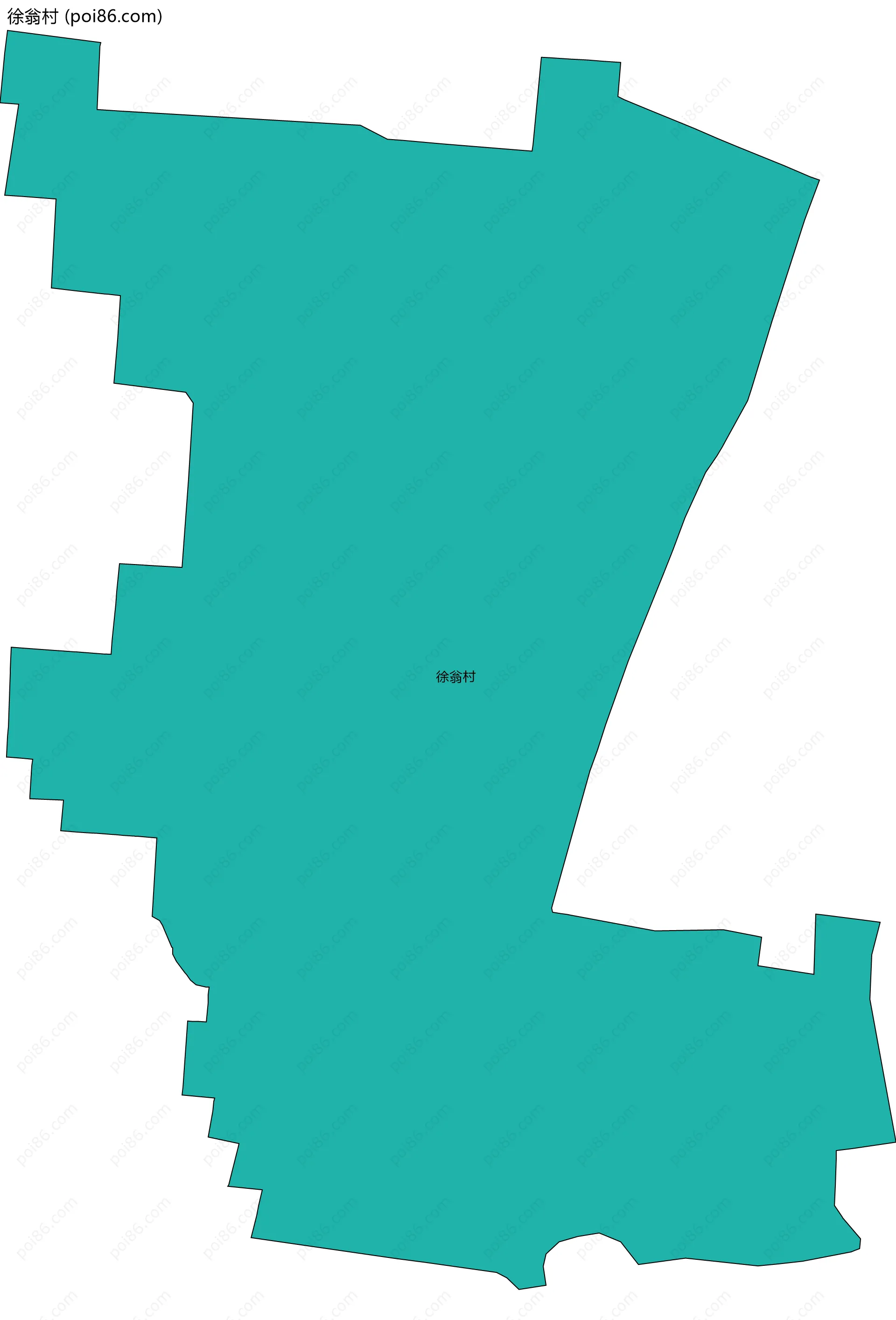 徐翁村边界地图