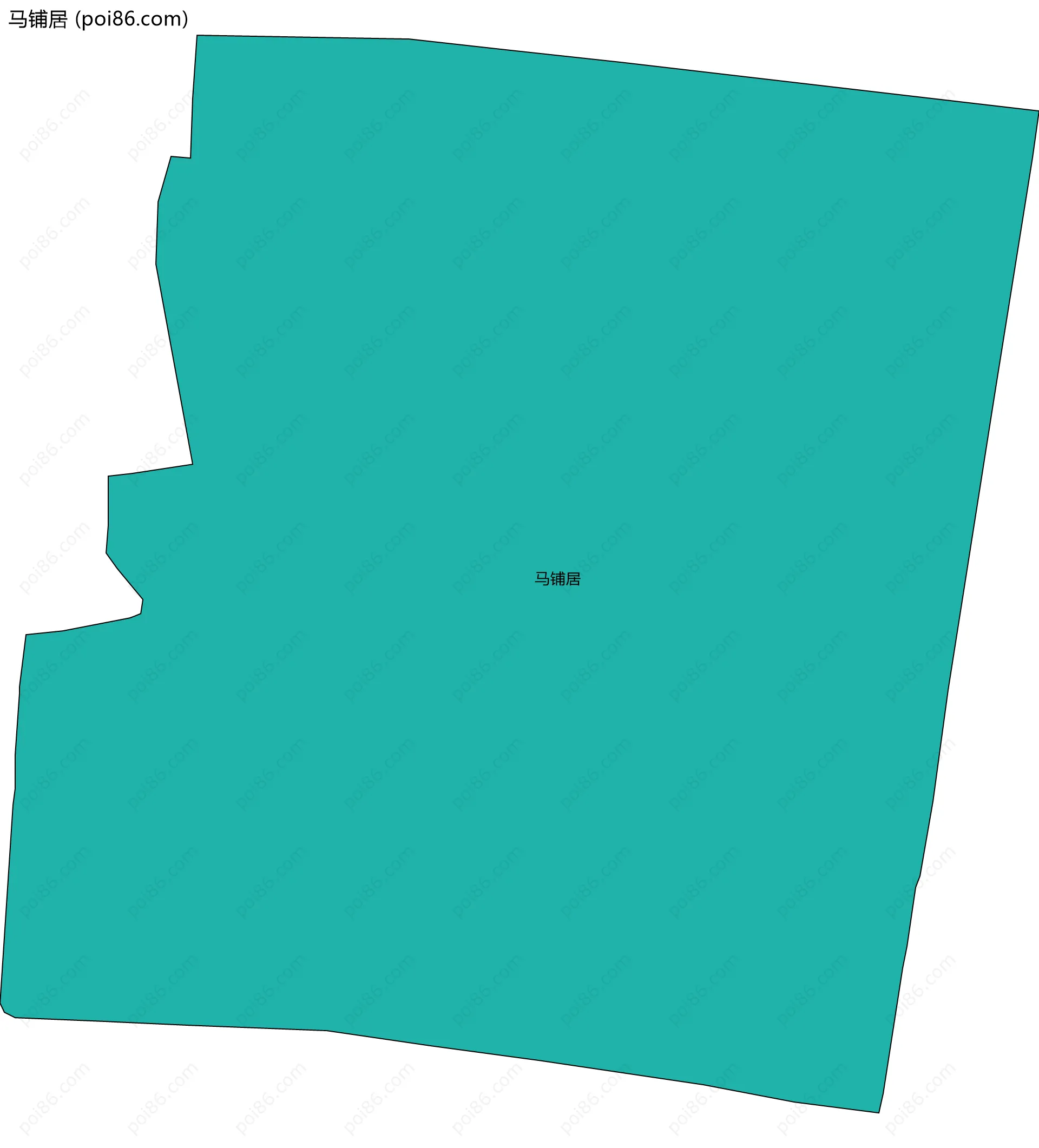 马铺居边界地图