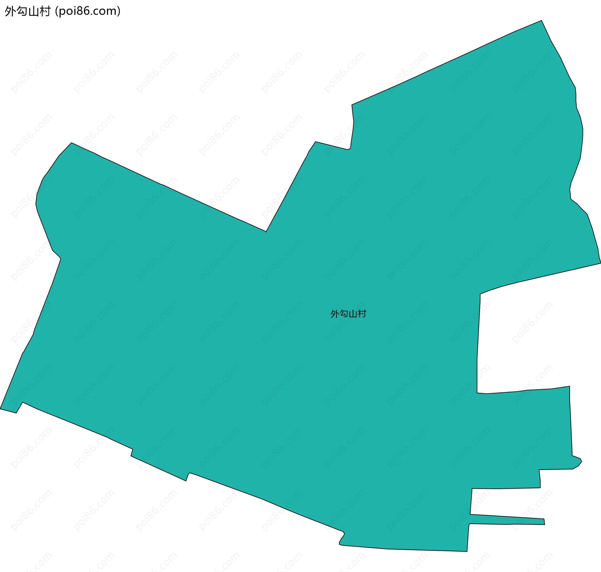 外勾山村边界地图