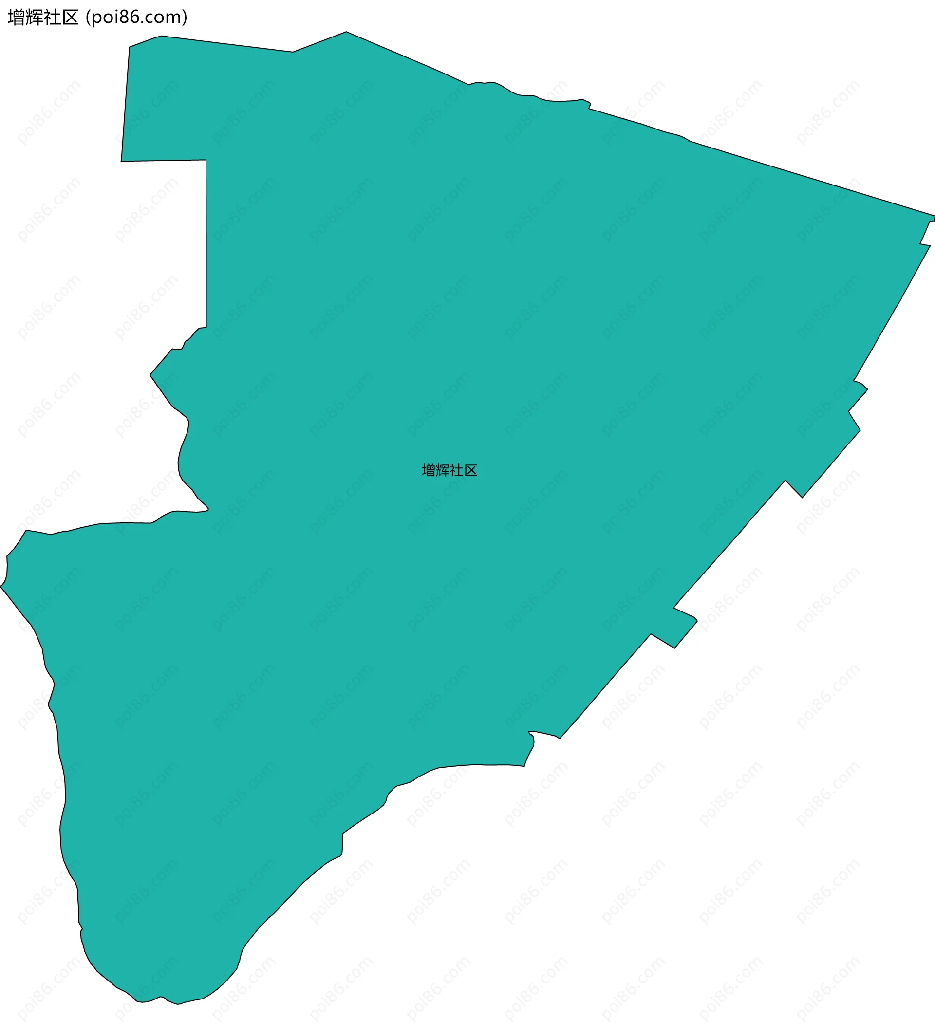 增辉社区边界地图