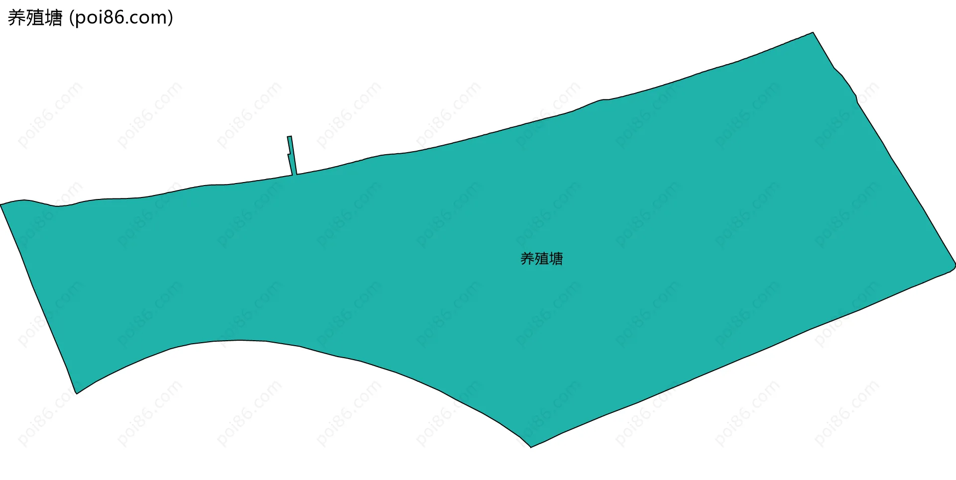 养殖塘边界地图