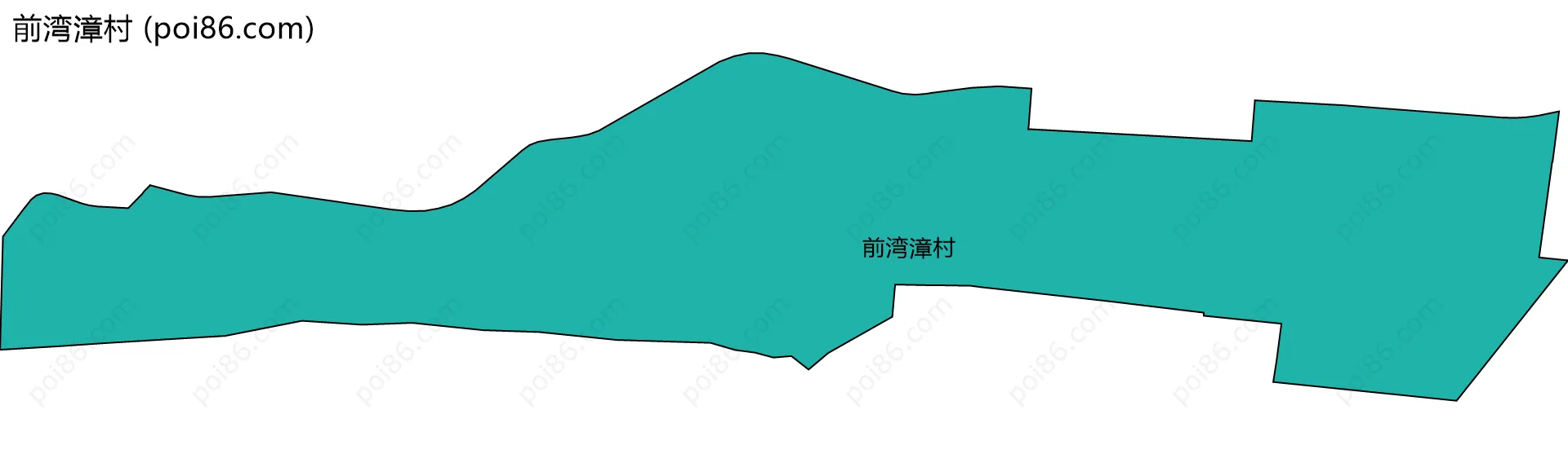 前湾漳村边界地图