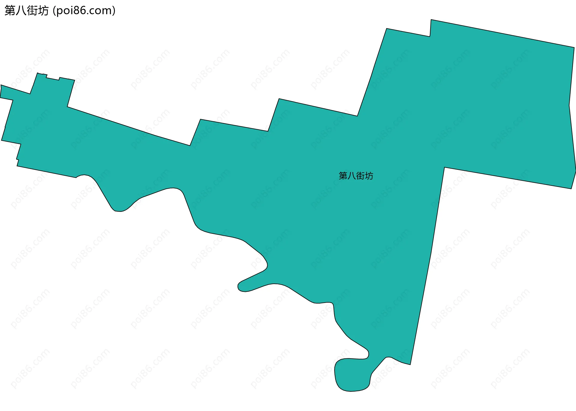 第八街坊边界地图