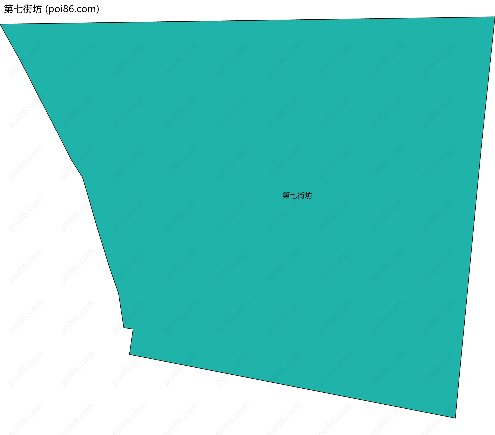 第七街坊边界地图
