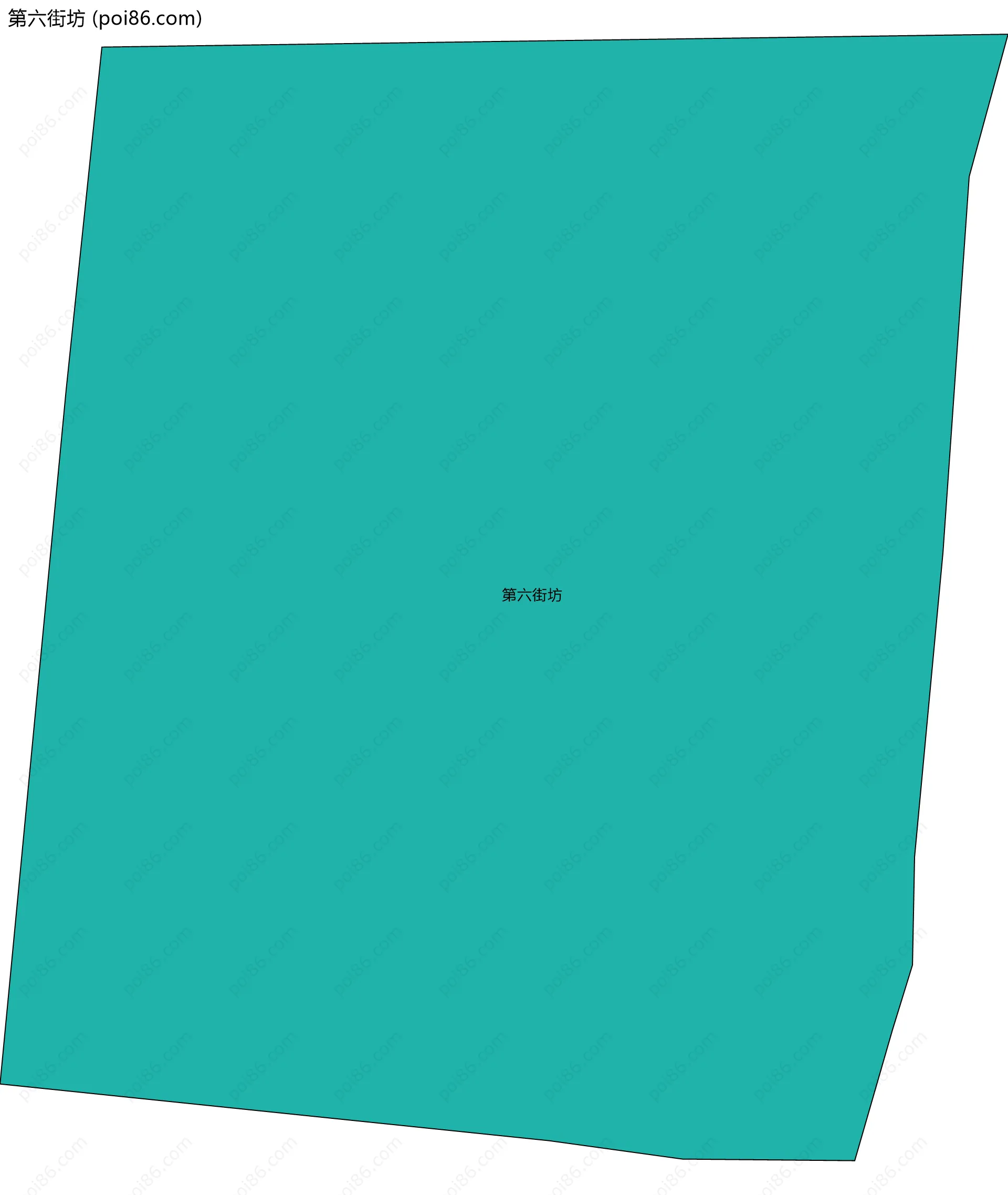 第六街坊边界地图
