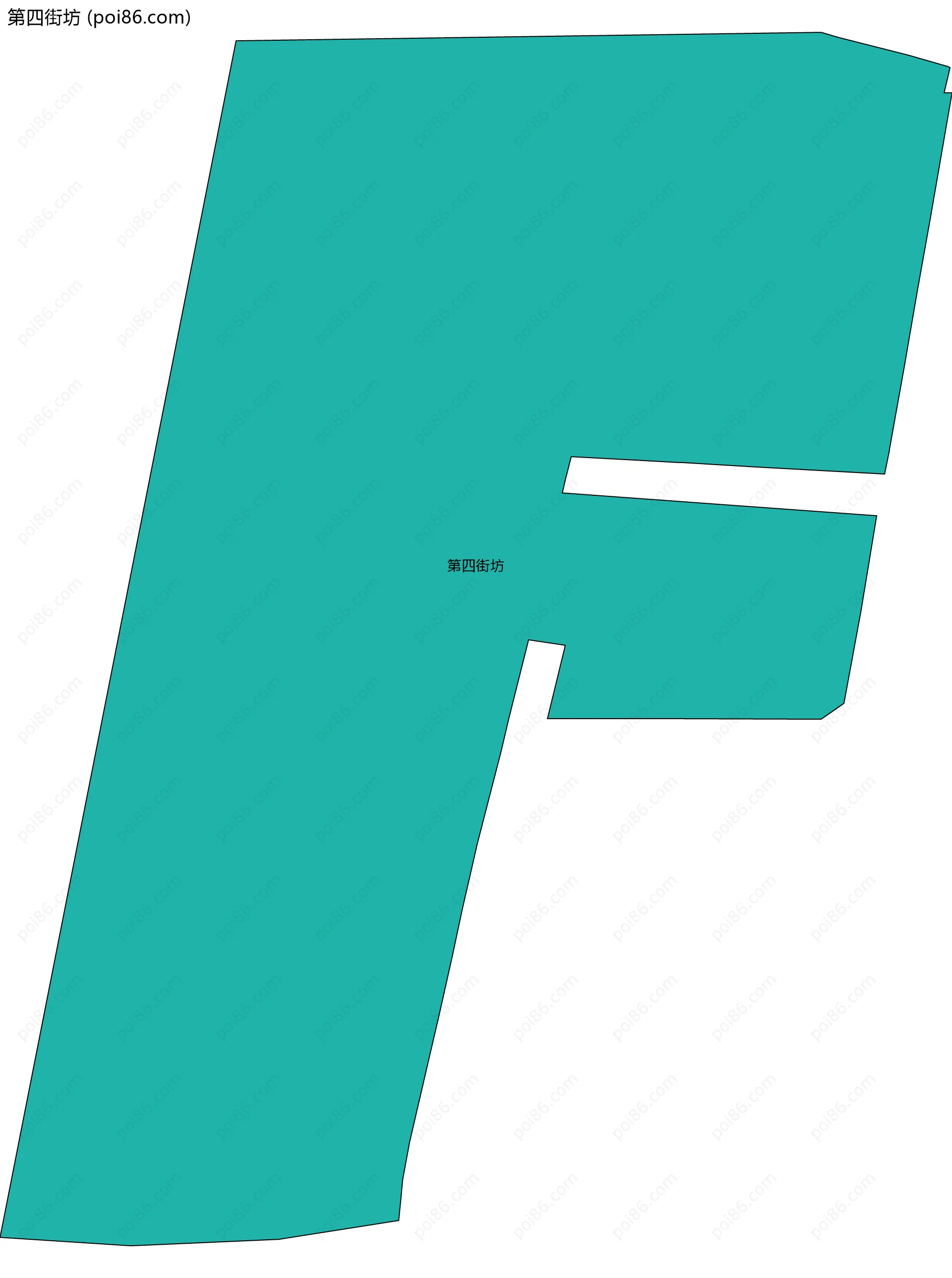 第四街坊边界地图
