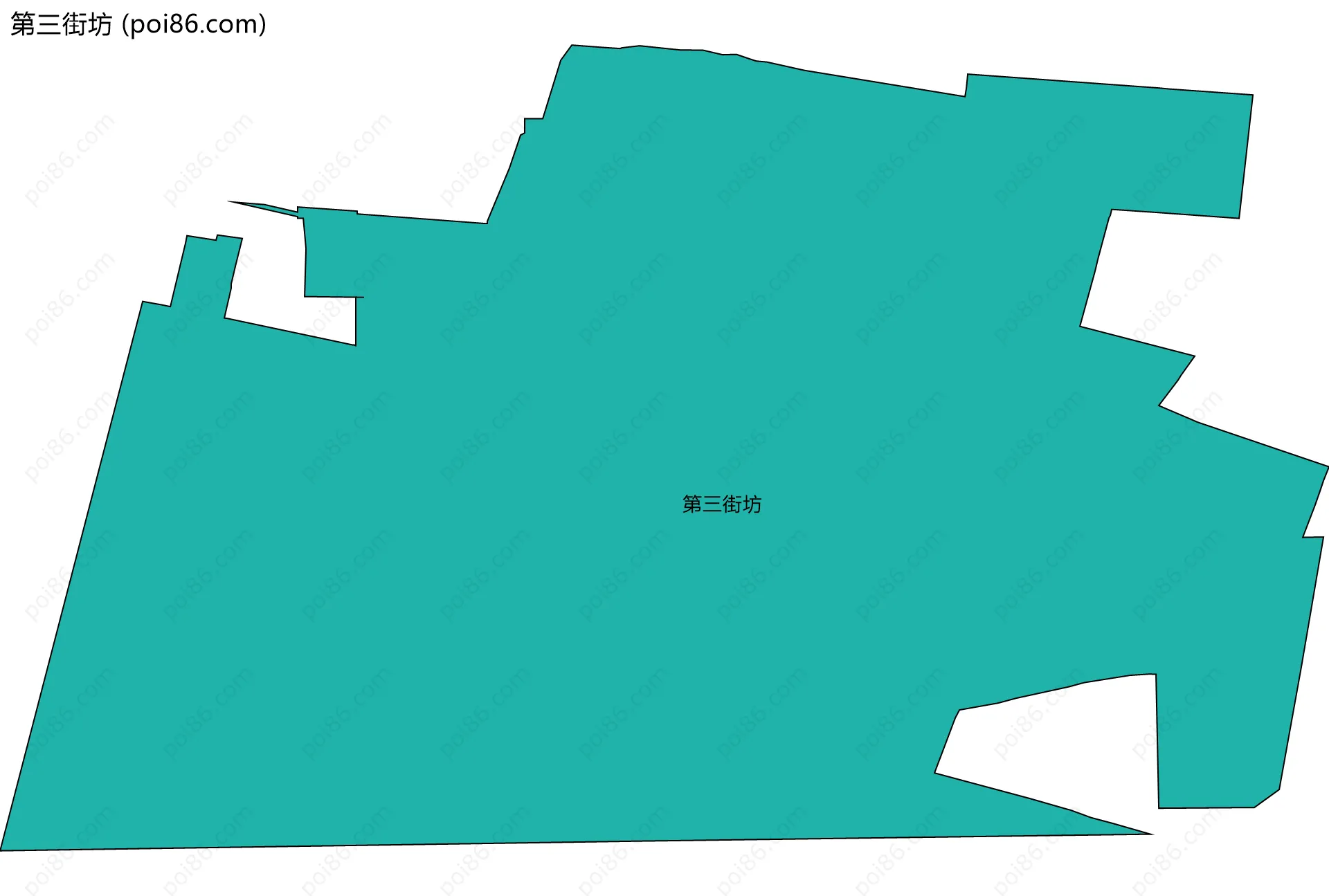 第三街坊边界地图