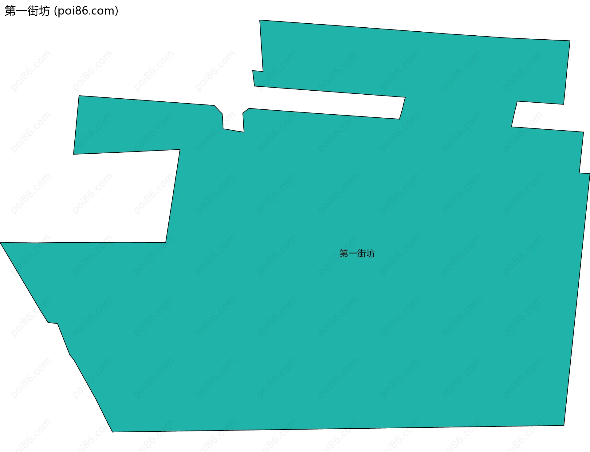 第一街坊边界地图