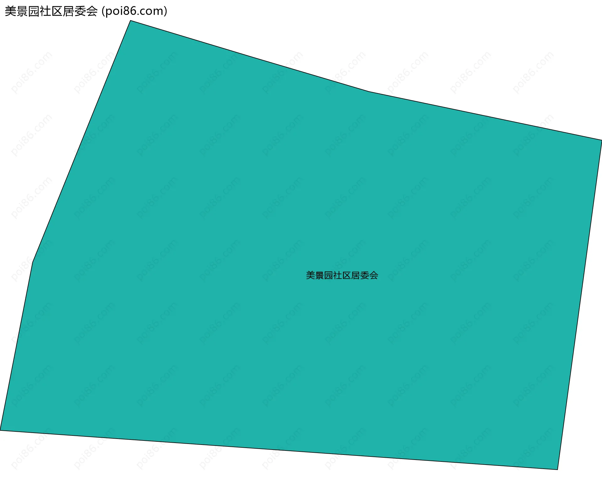 美景园社区居委会边界地图