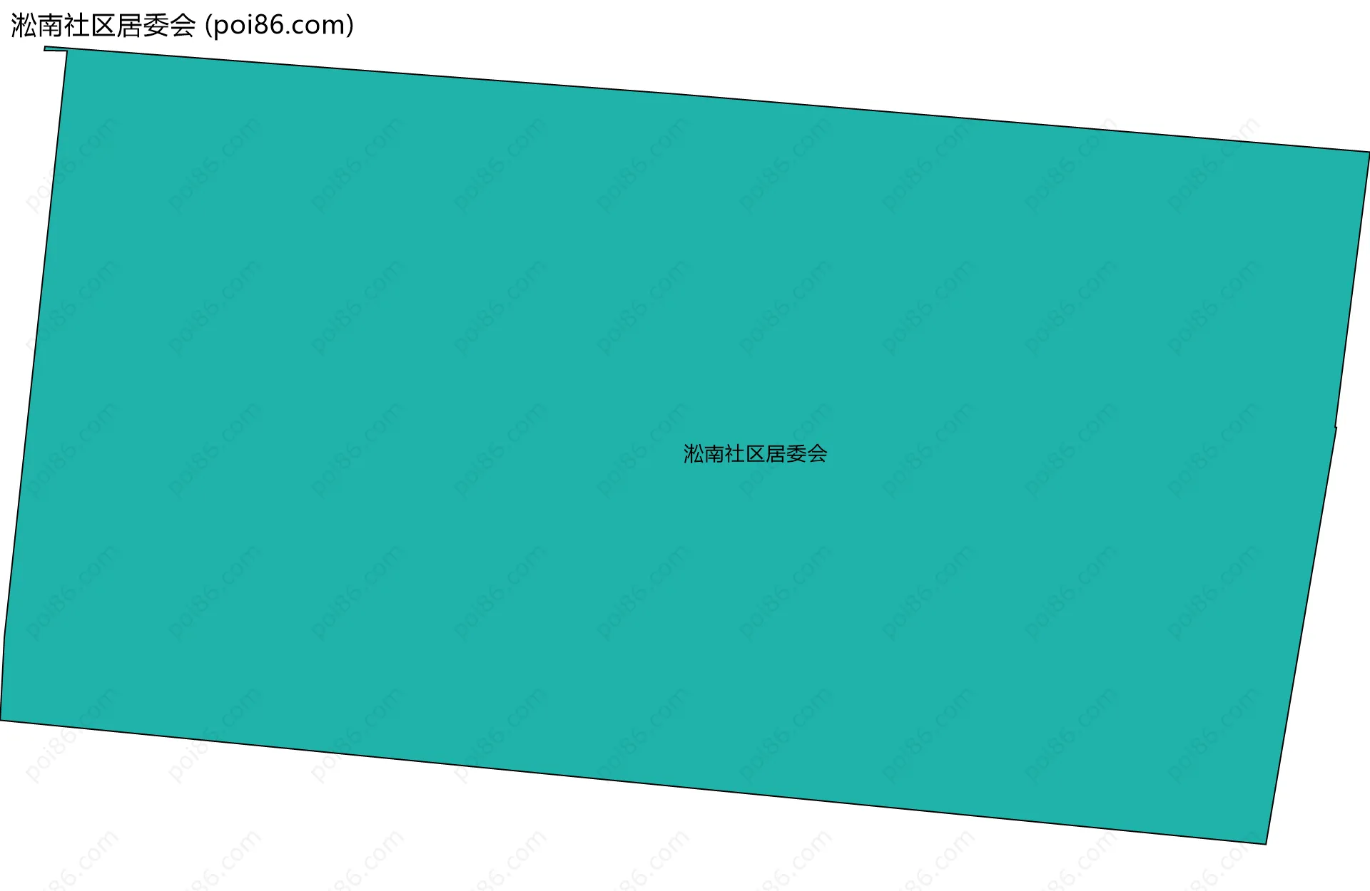 淞南社区居委会边界地图