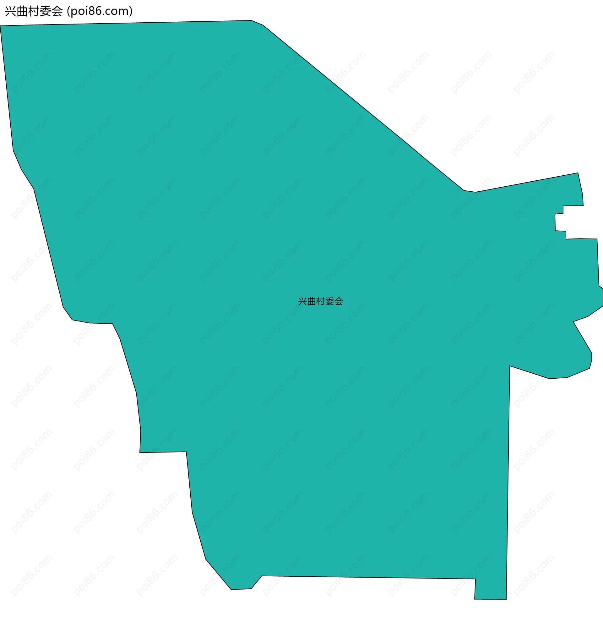 兴曲村委会边界地图