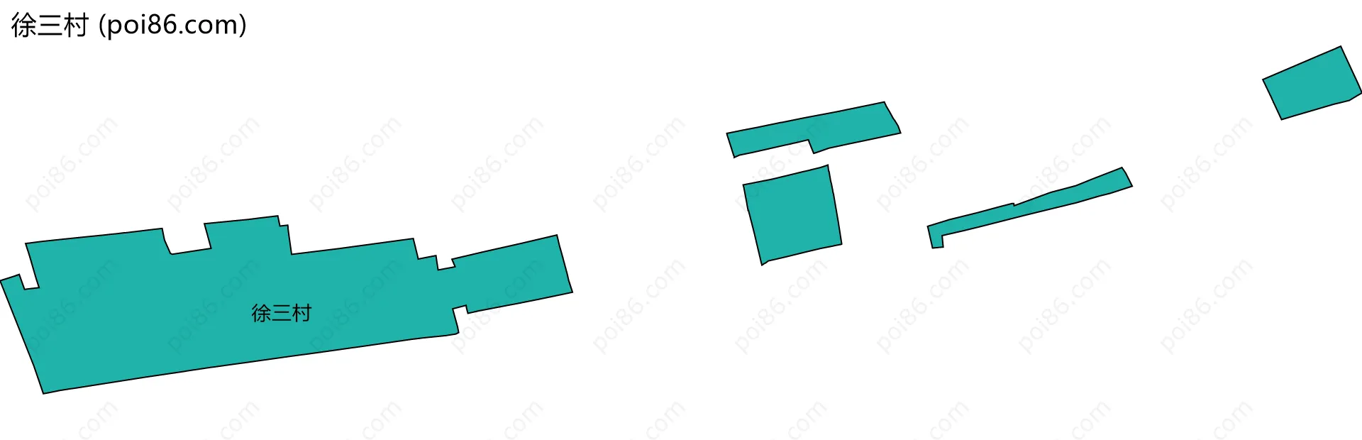 徐三村边界地图