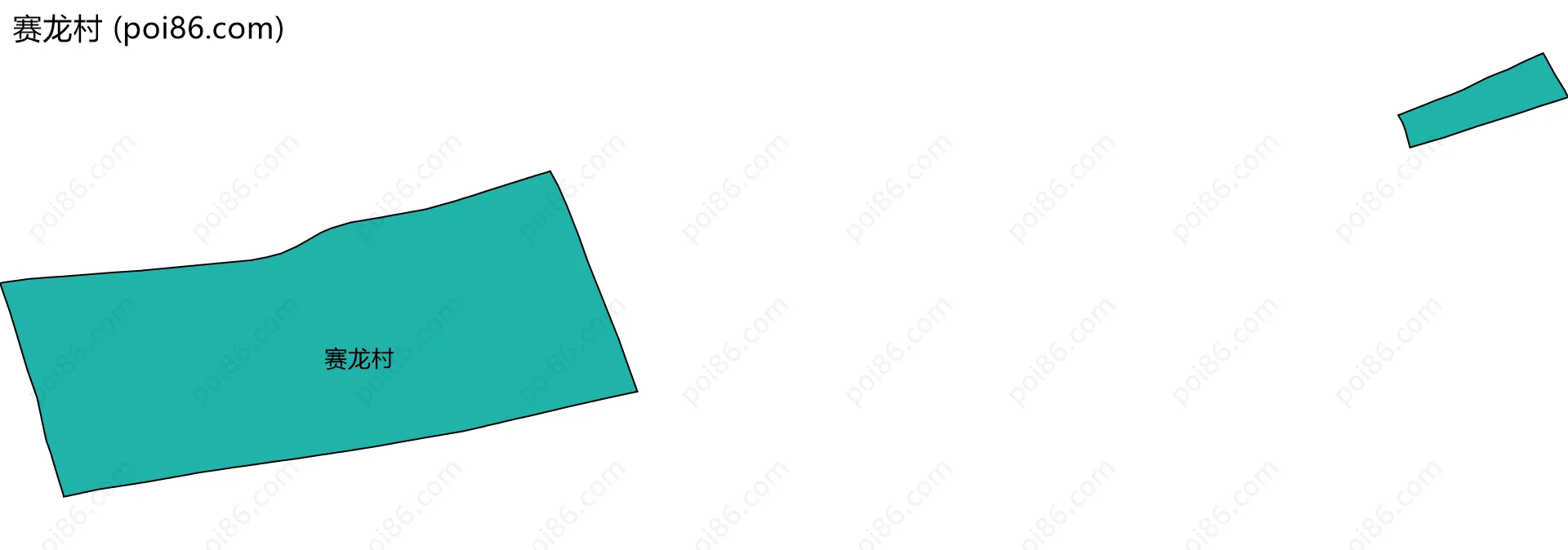 赛龙村边界地图