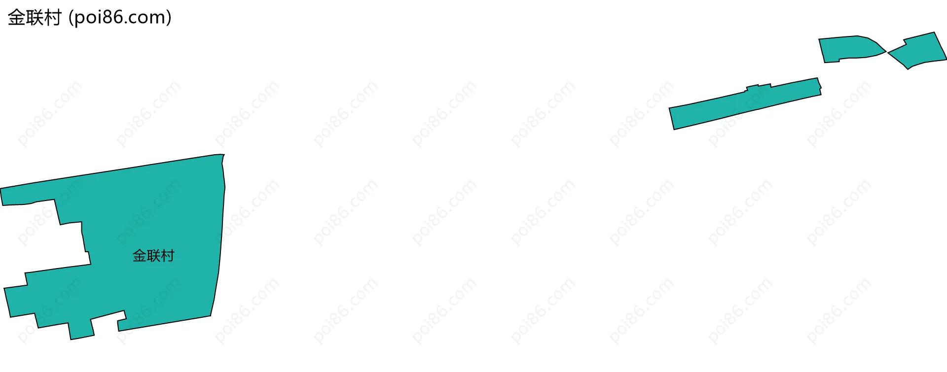 金联村边界地图