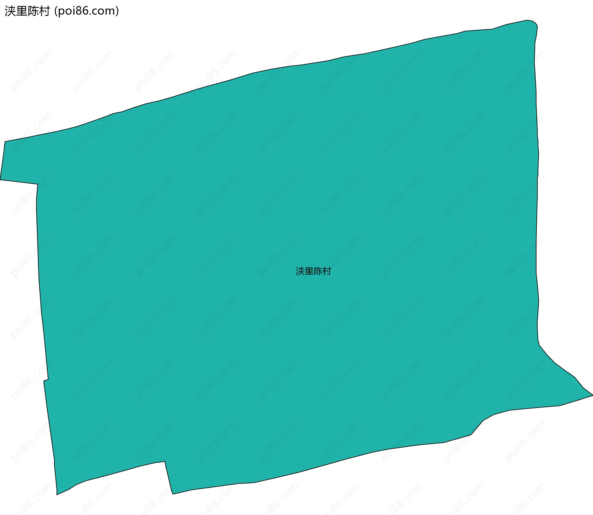 浃里陈村边界地图