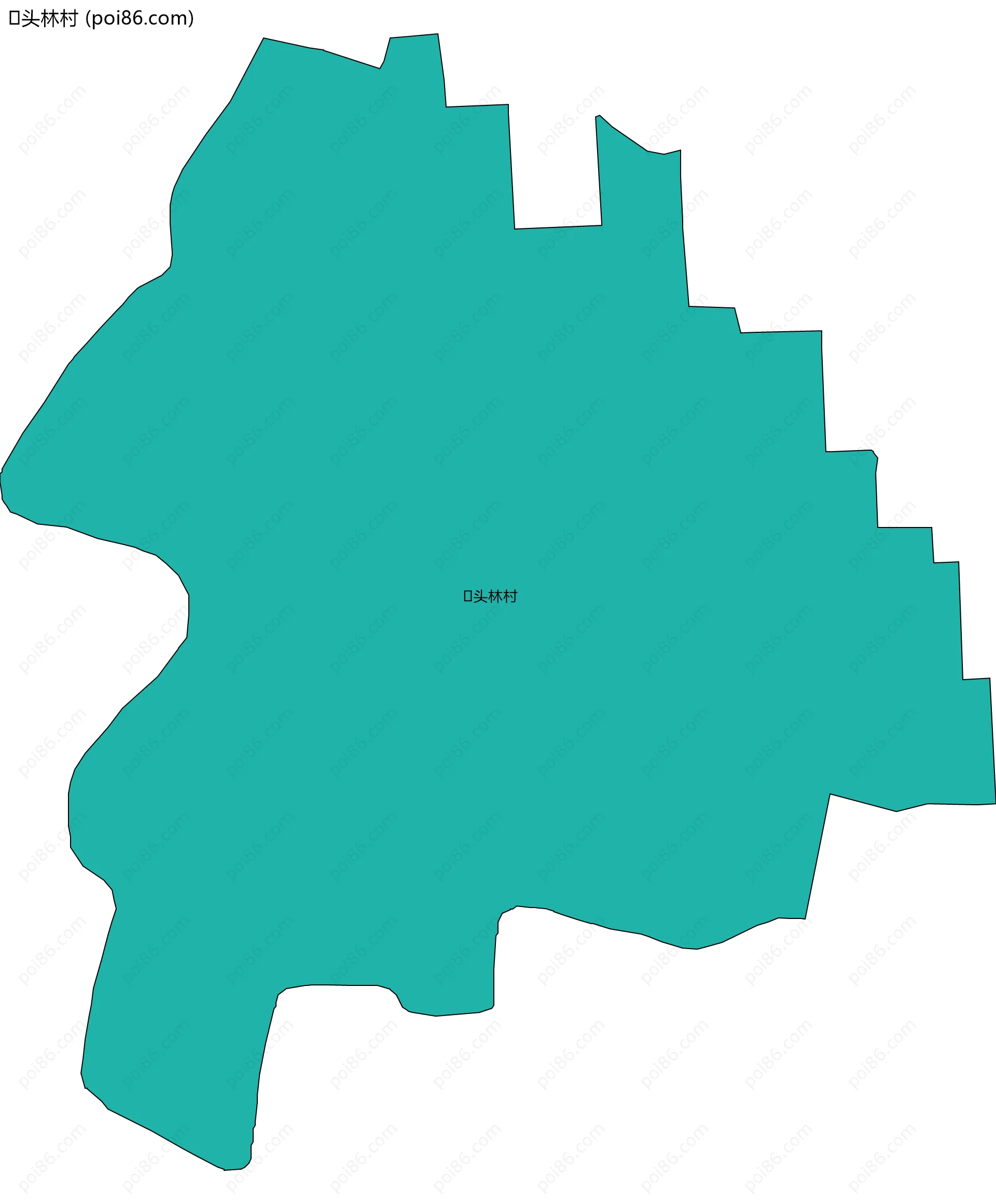 头林村边界地图