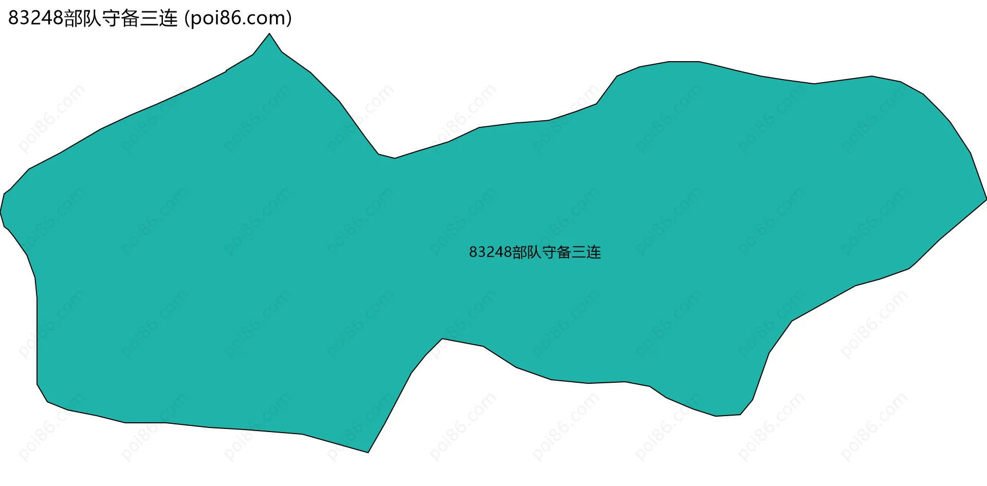 83248部队守备三连边界地图