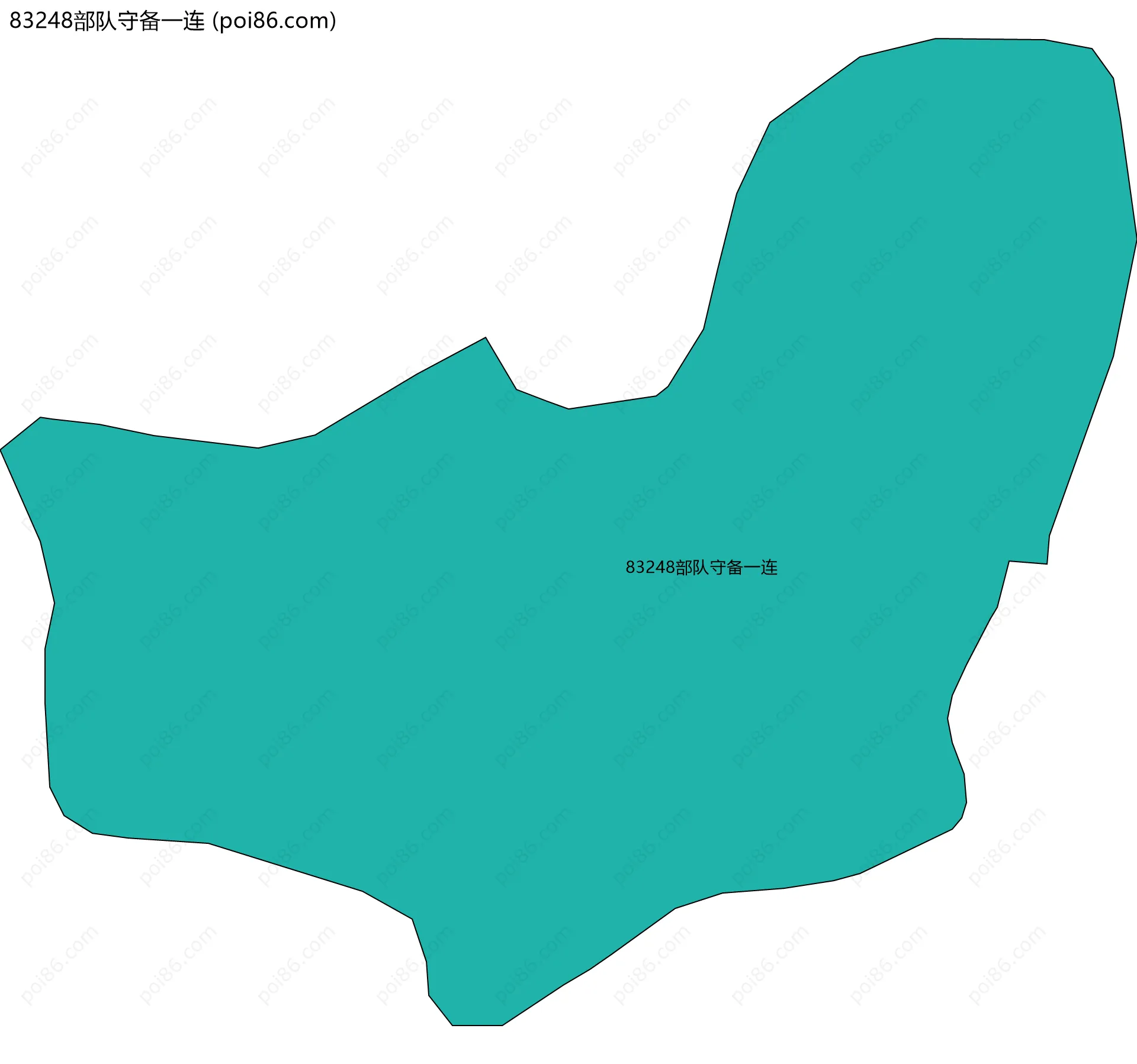 83248部队守备一连边界地图