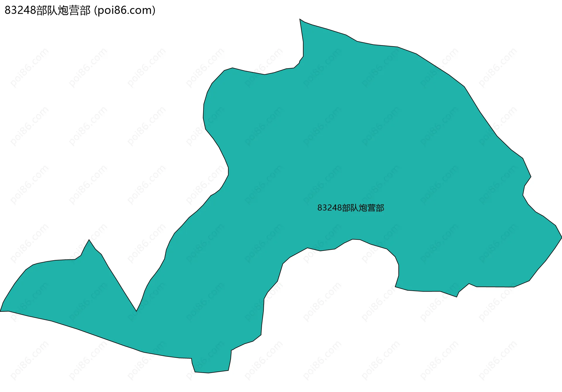 83248部队炮营部边界地图