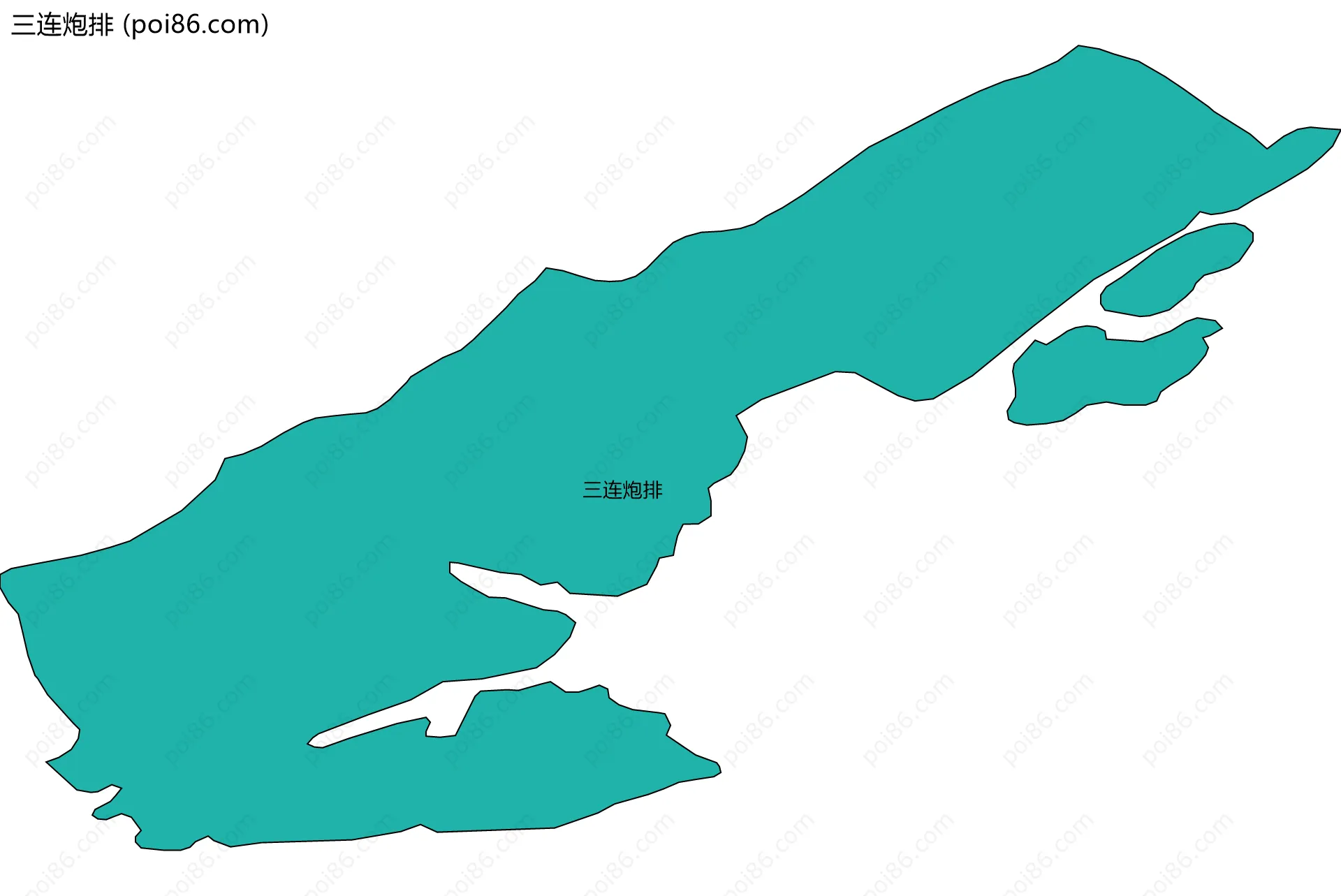 三连炮排边界地图