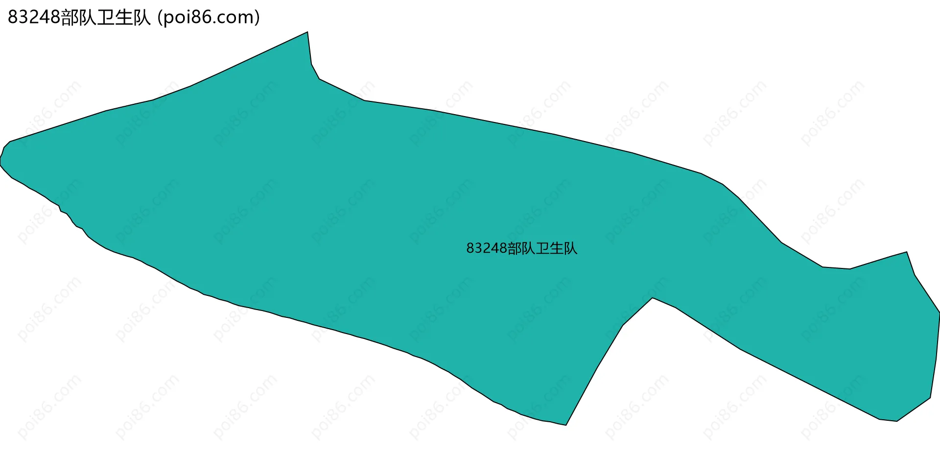 83248部队卫生队边界地图
