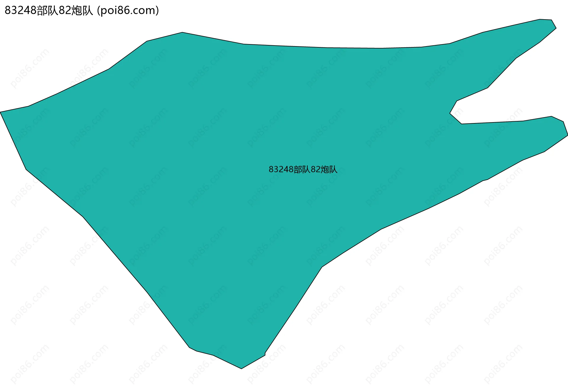 83248部队82炮队边界地图