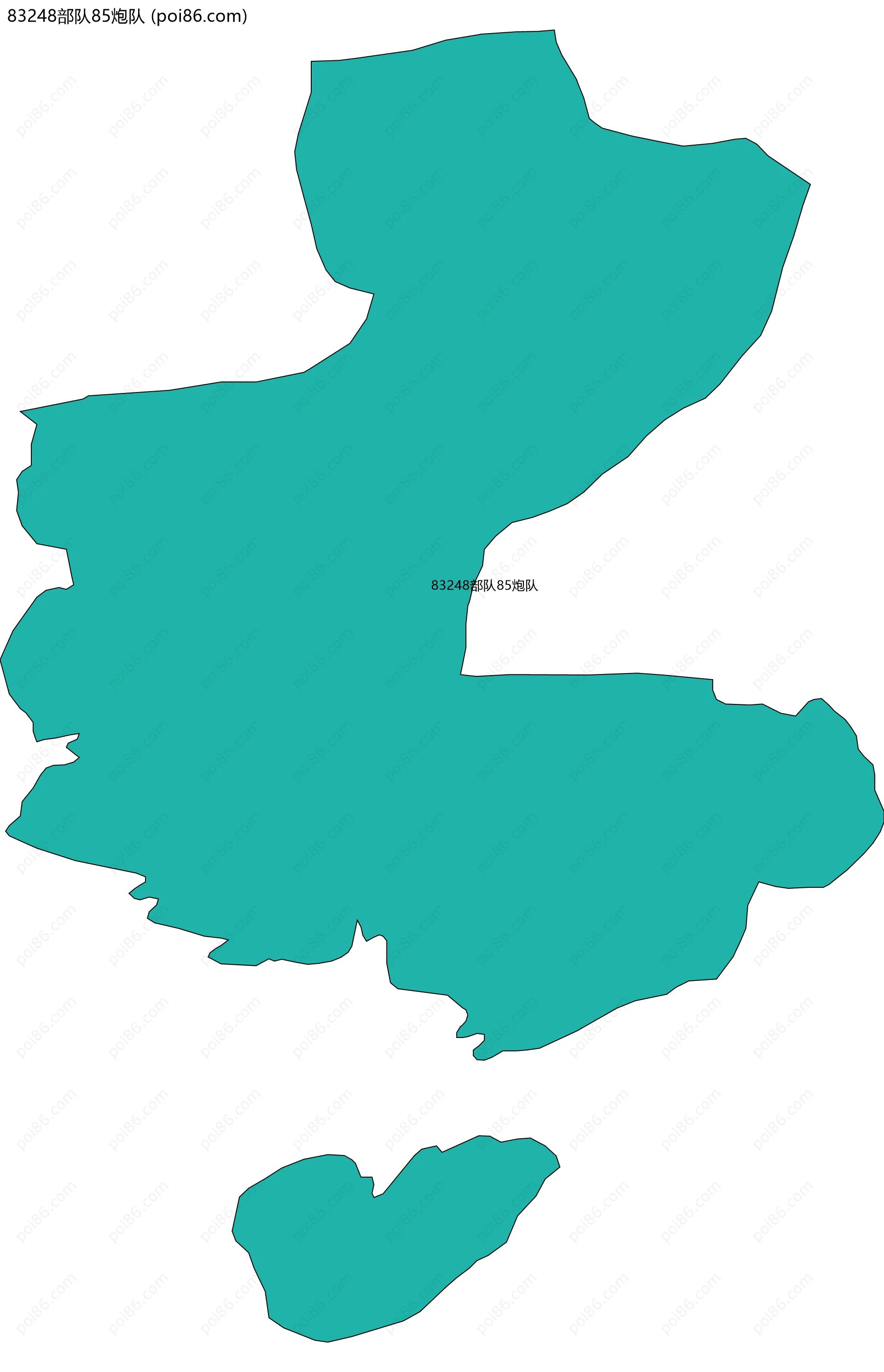 83248部队85炮队边界地图