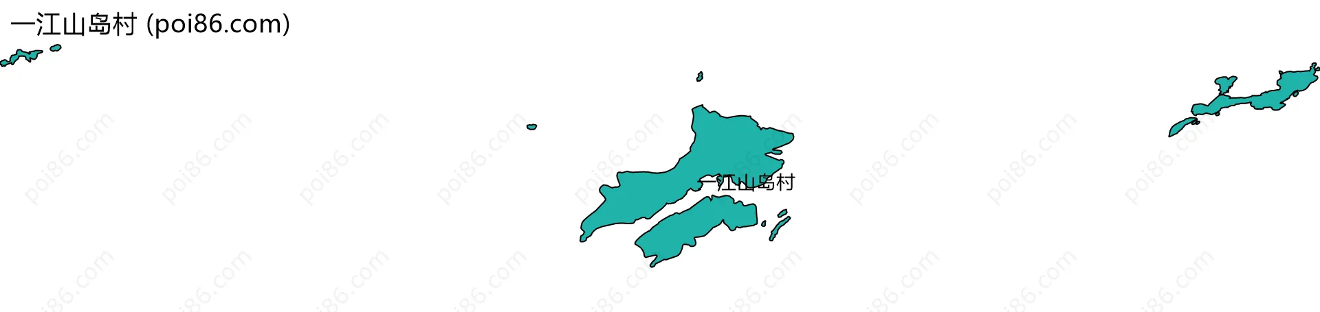 一江山岛村边界地图