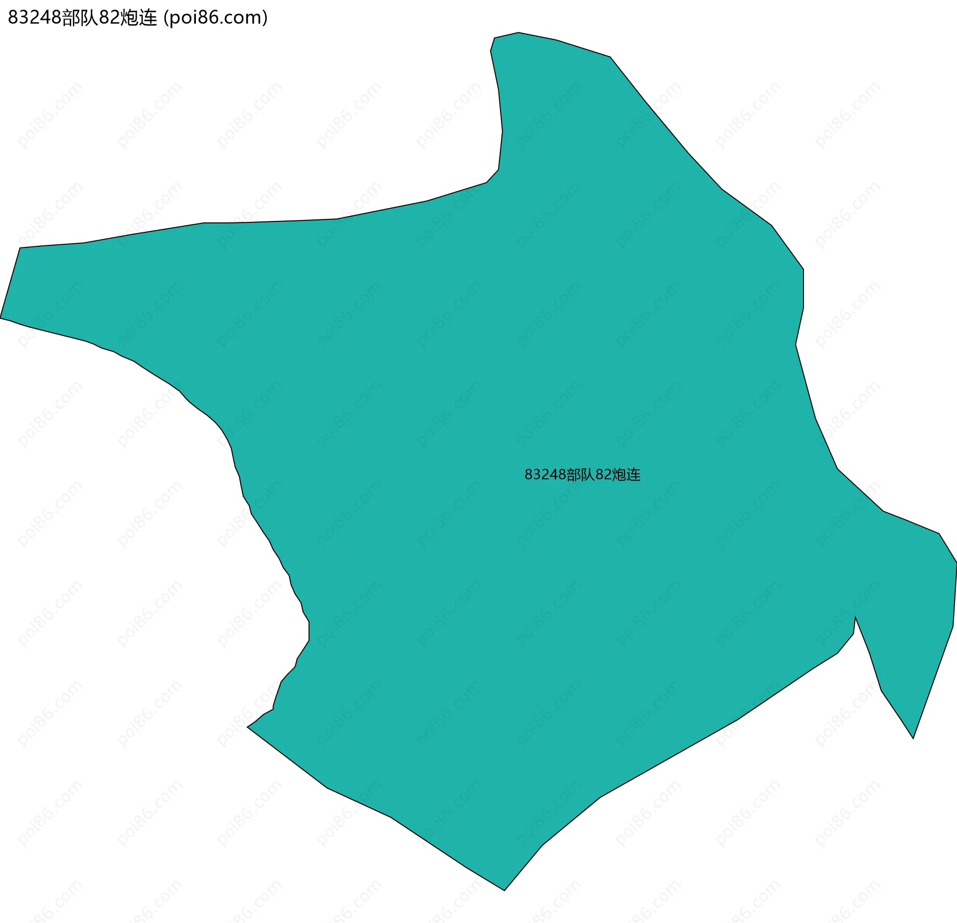 83248部队82炮连边界地图