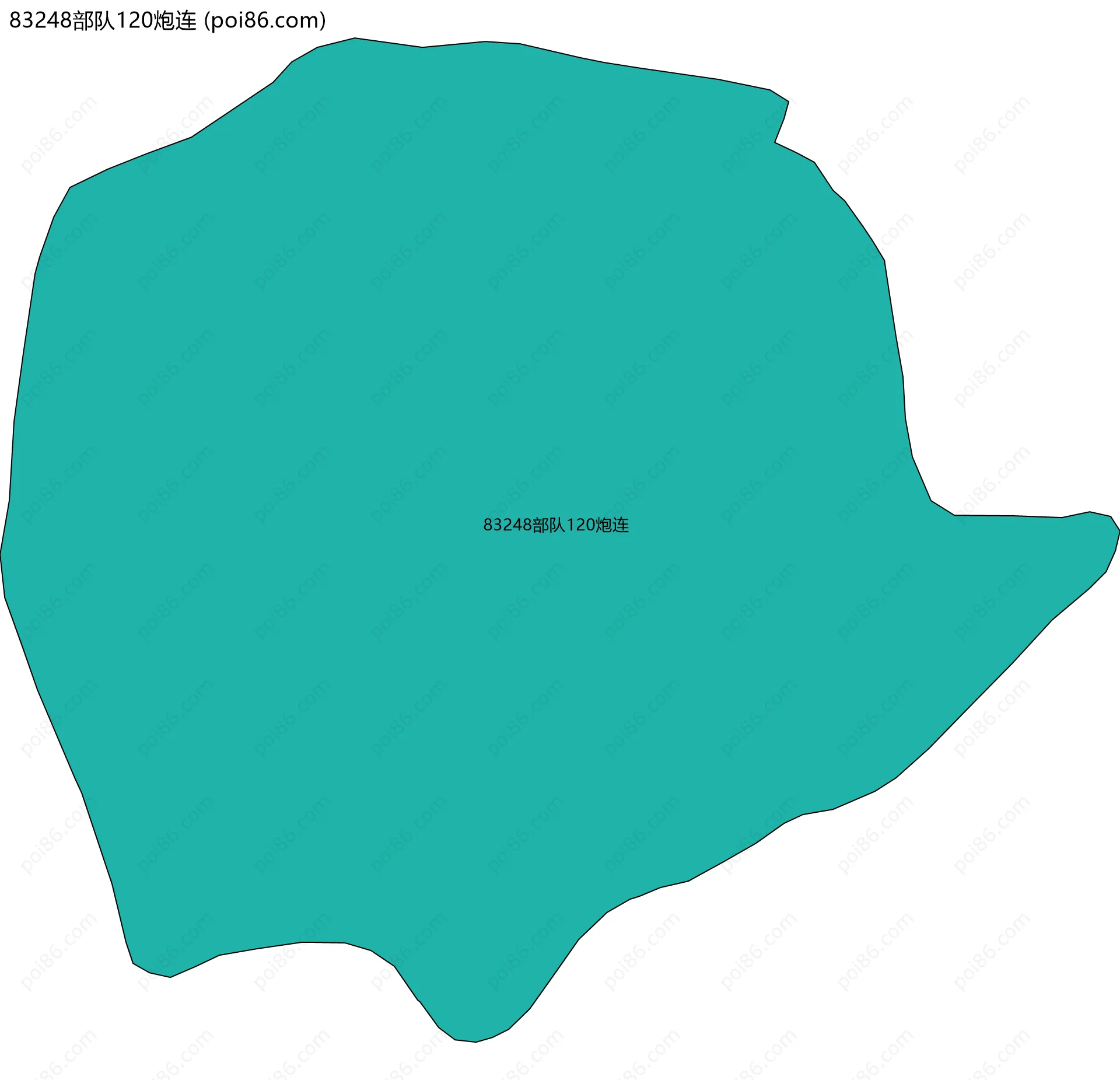 83248部队120炮连边界地图
