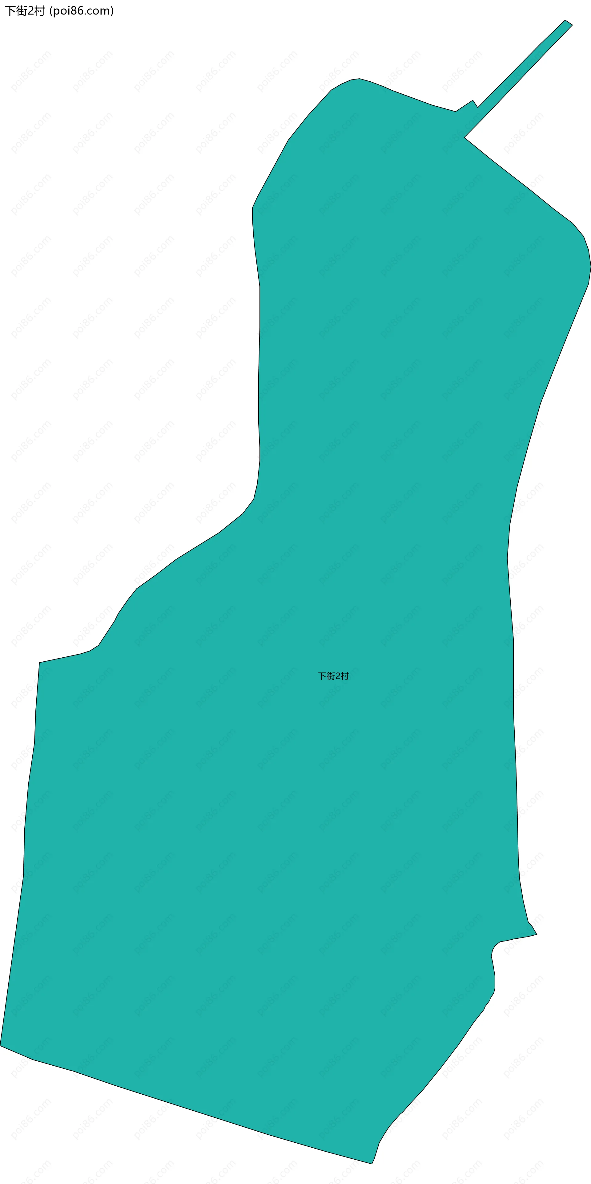 下街2村边界地图