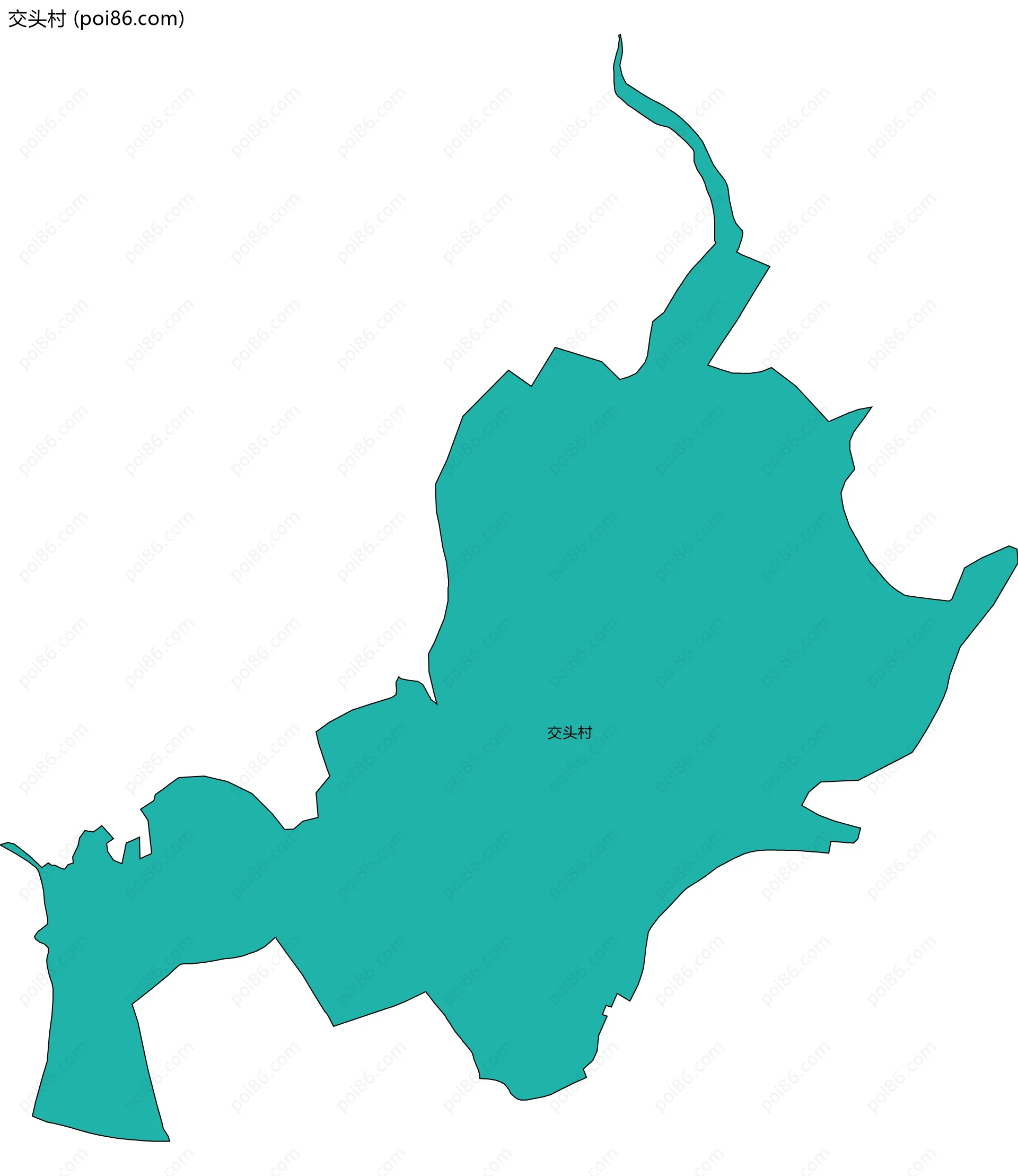 交头村边界地图