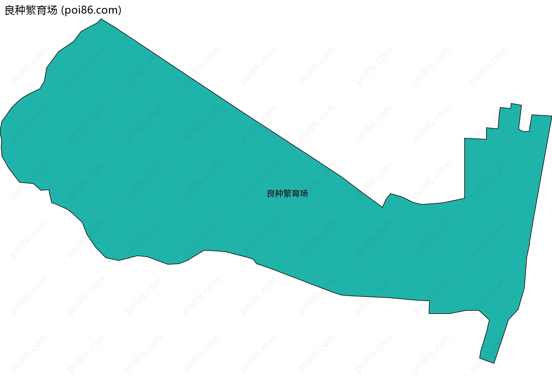 良种繁育场边界地图