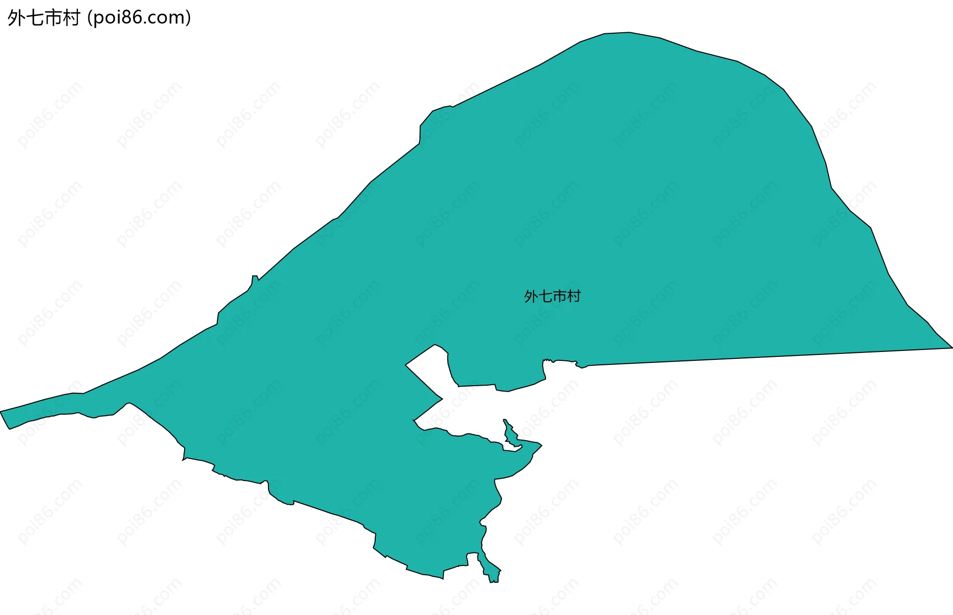 外七市村边界地图