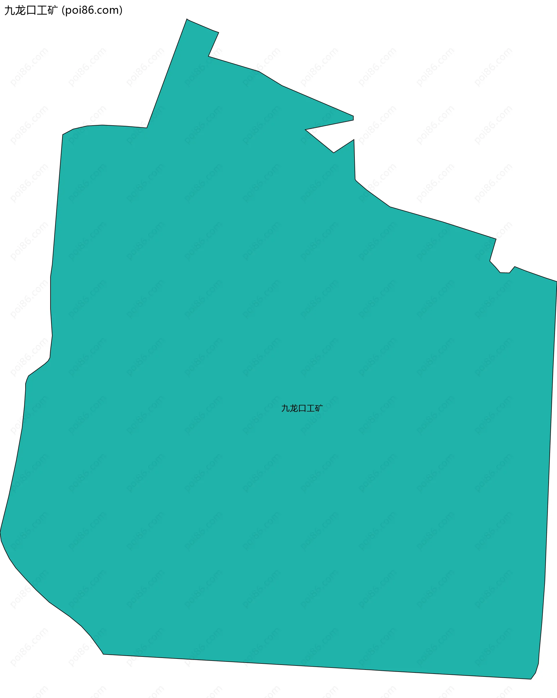九龙口工矿边界地图
