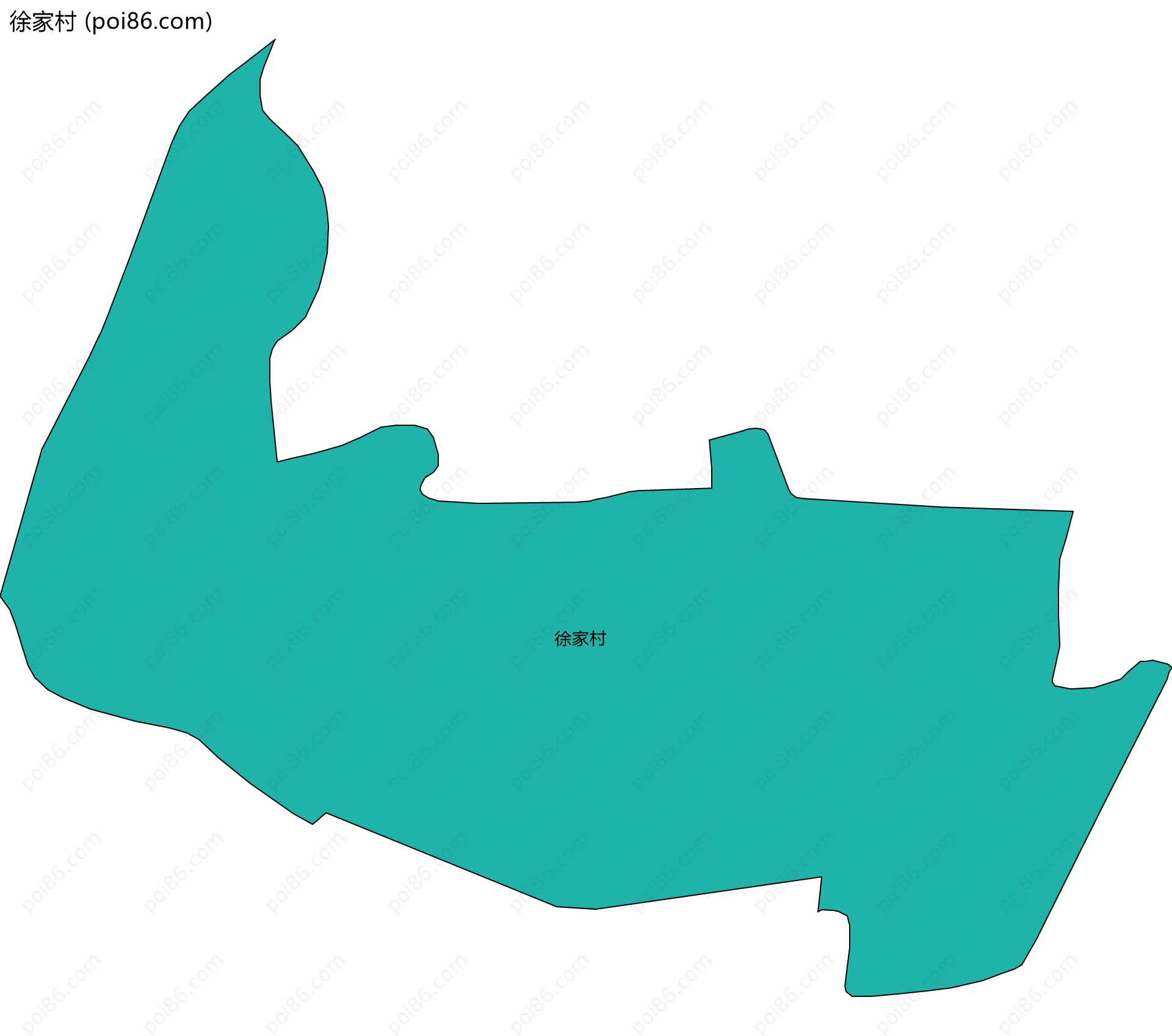 徐家村边界地图
