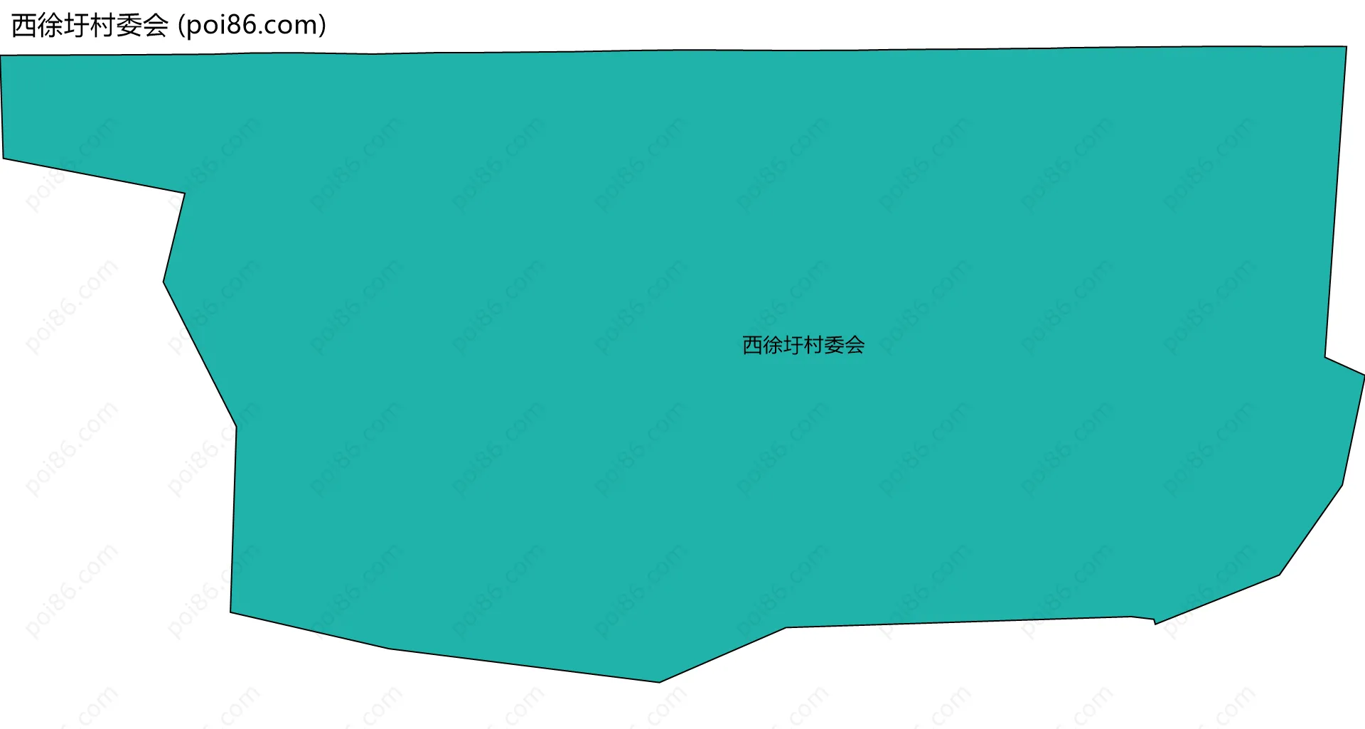 西徐圩村委会边界地图