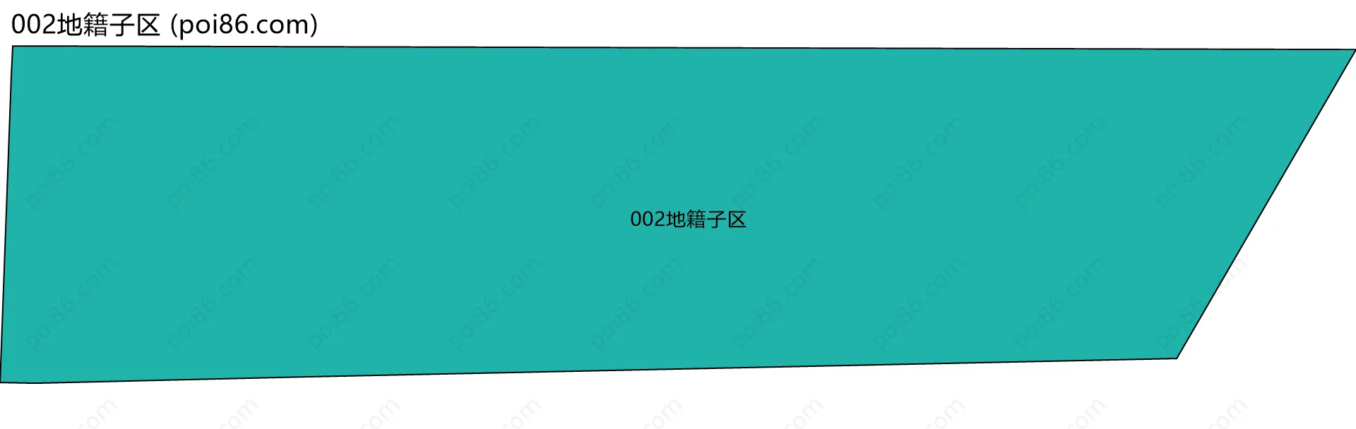 002地籍子区边界地图