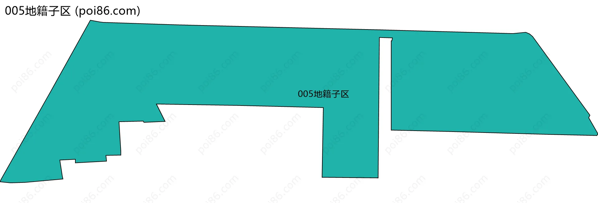 005地籍子区边界地图