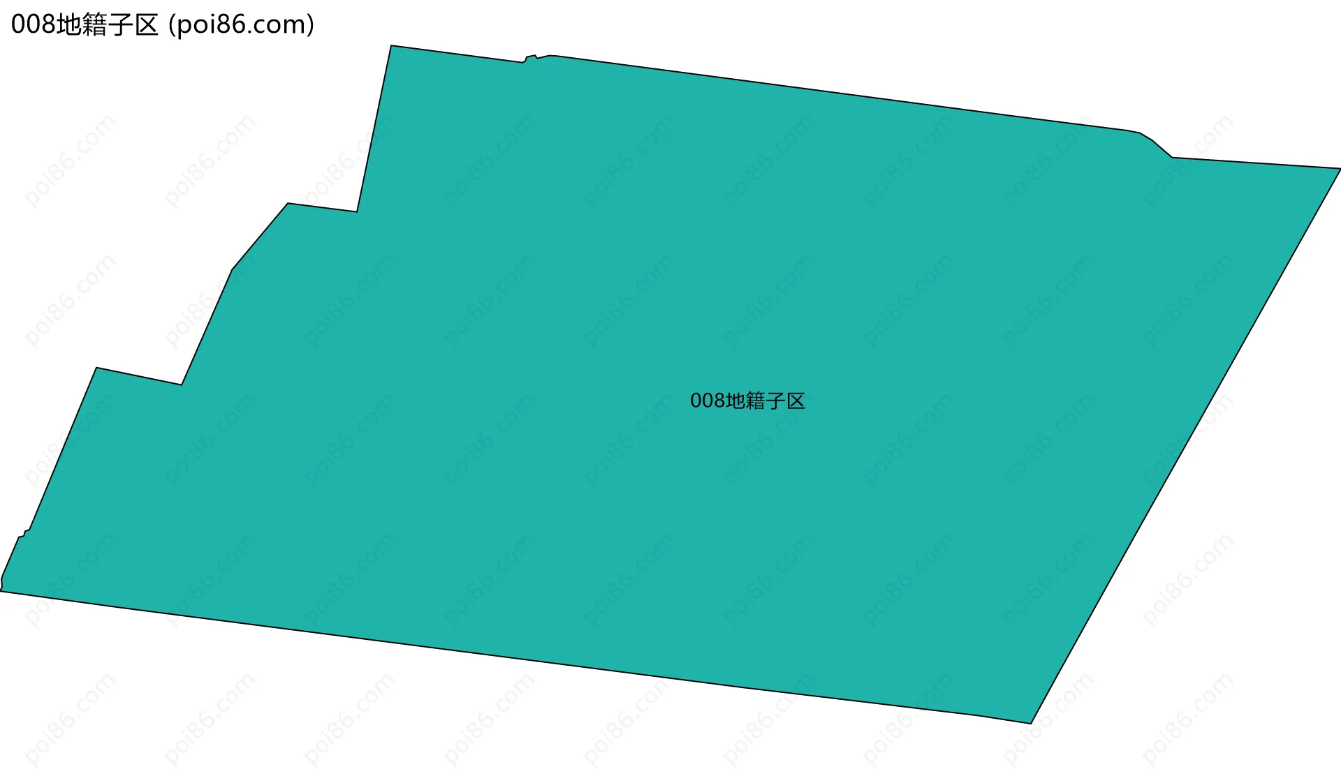 008地籍子区边界地图